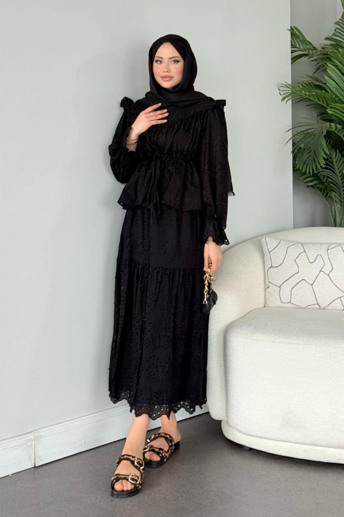 Side Güpür Takım Siyah, Fiyatları 