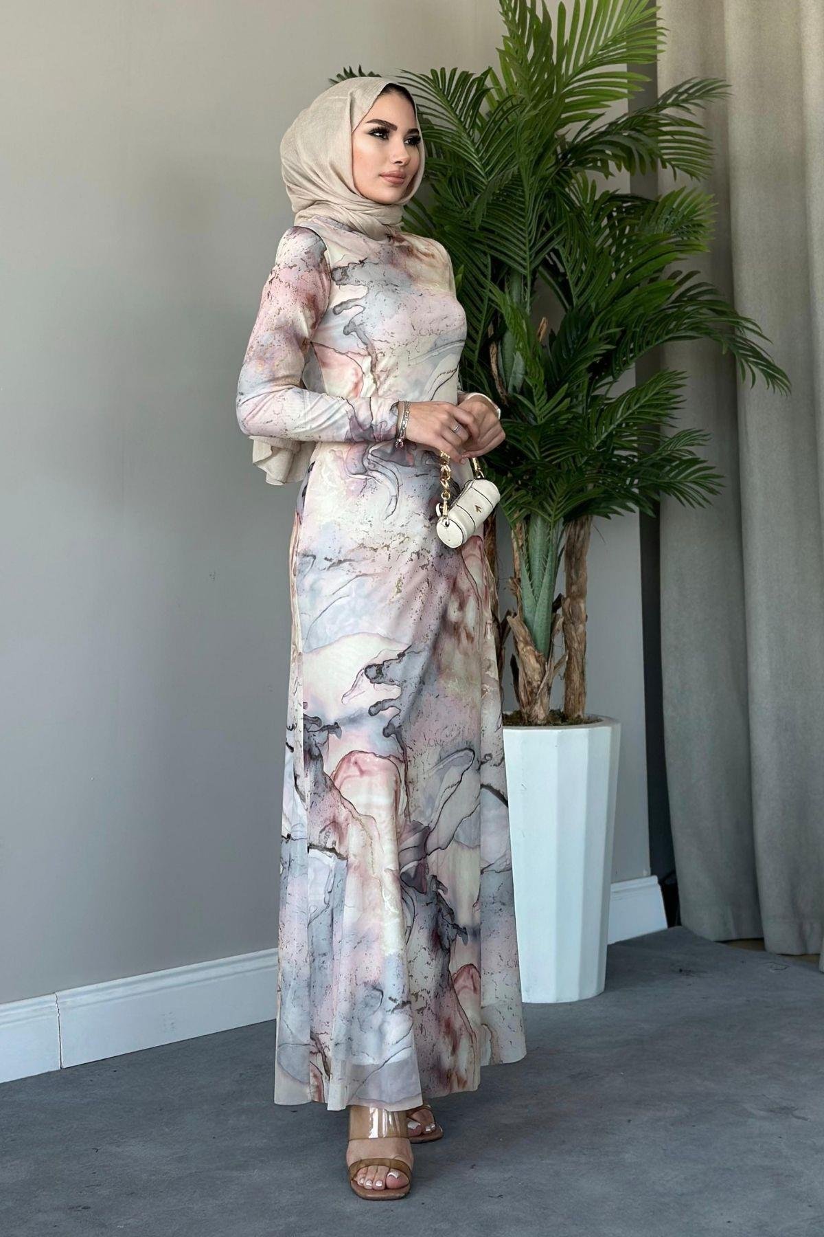 Sıla Tül Elbise Gri, Fiyatları 