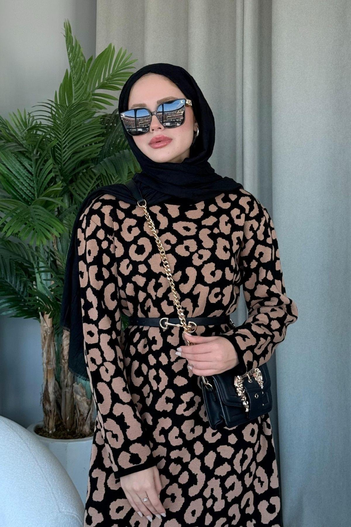 Sileo Triko Elbise Leopar, Fiyatları 