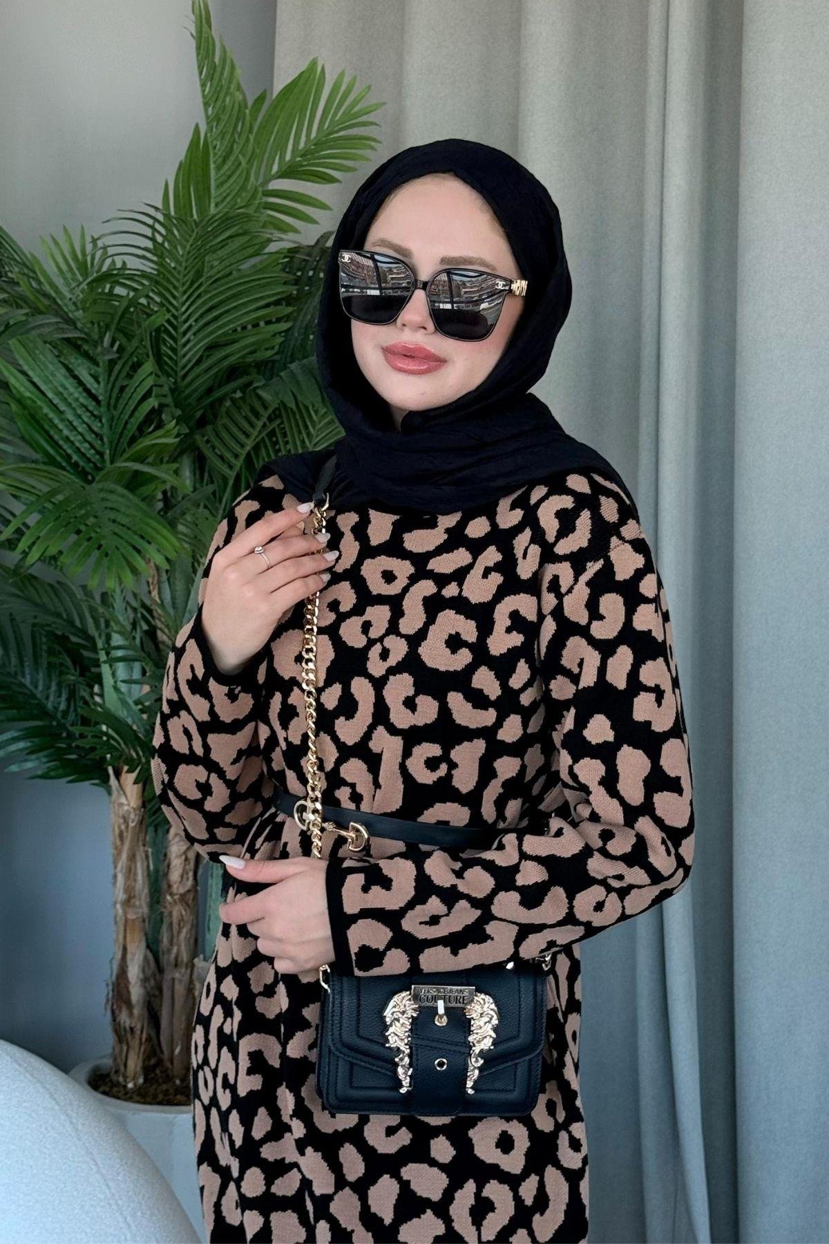 Sileo Triko Elbise Leopar, Fiyatları 