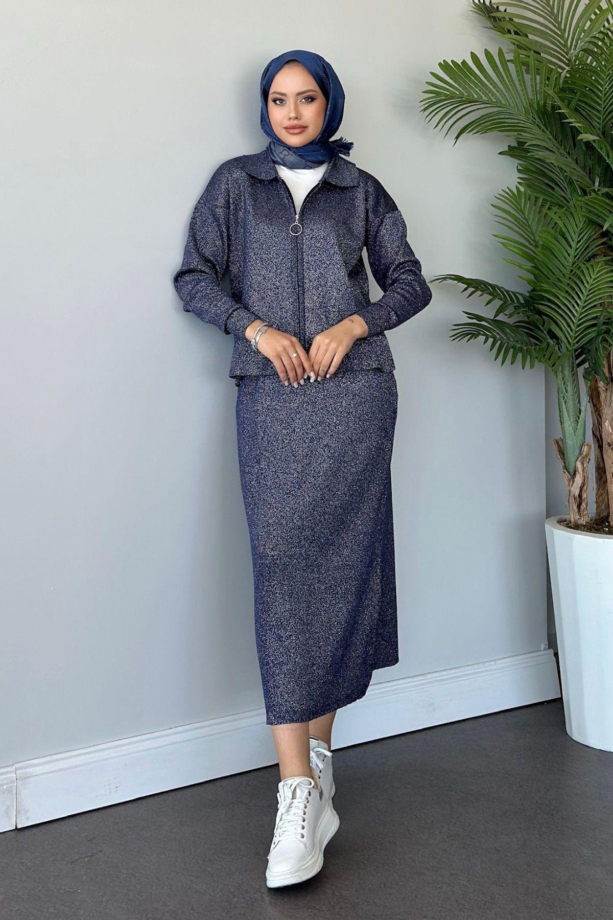 Sindirella Etekli Triko Takım Lacivert, Fiyatları 