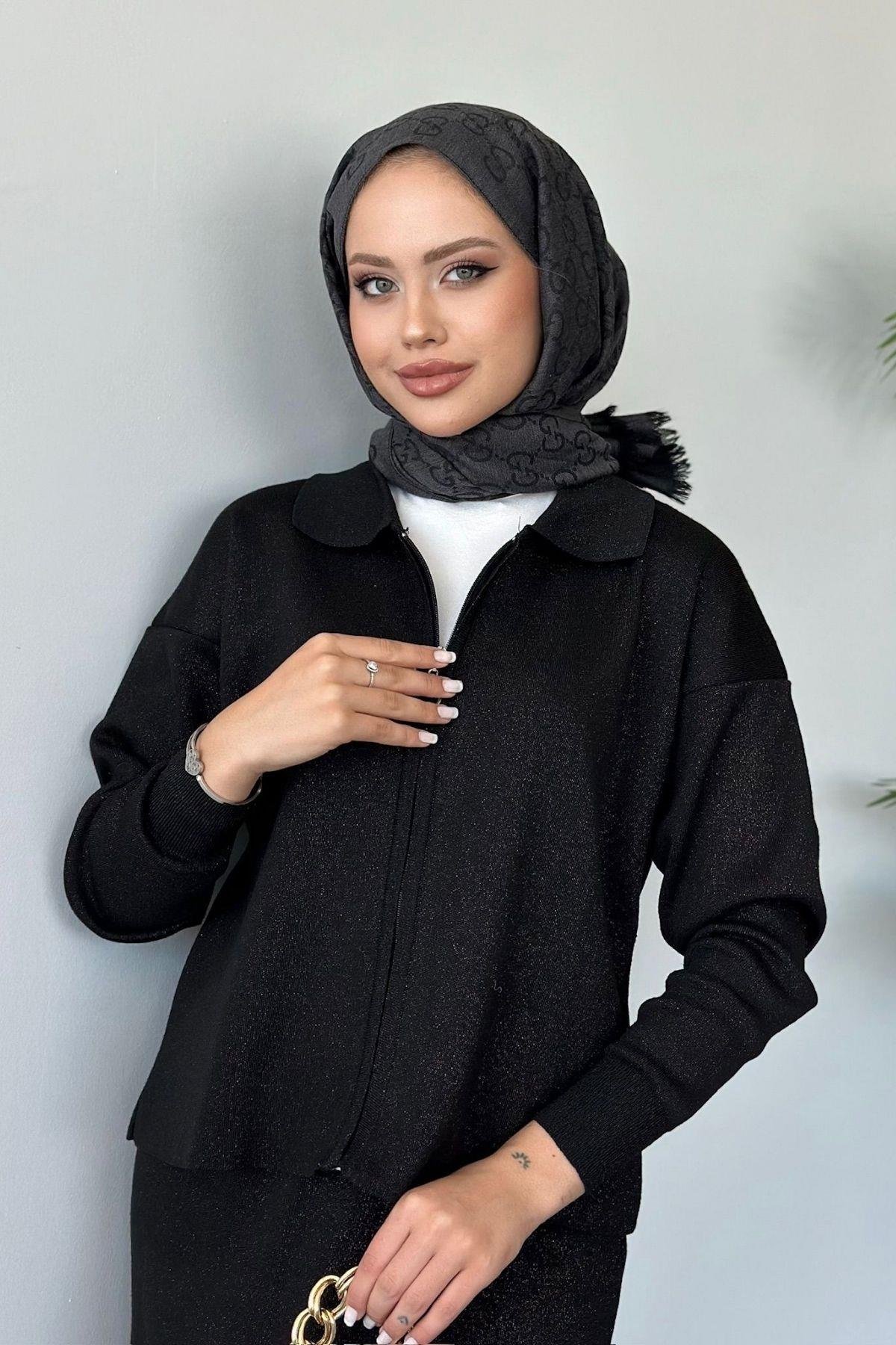 Sindirella Etekli Triko Takım Siyah, Fiyatları 