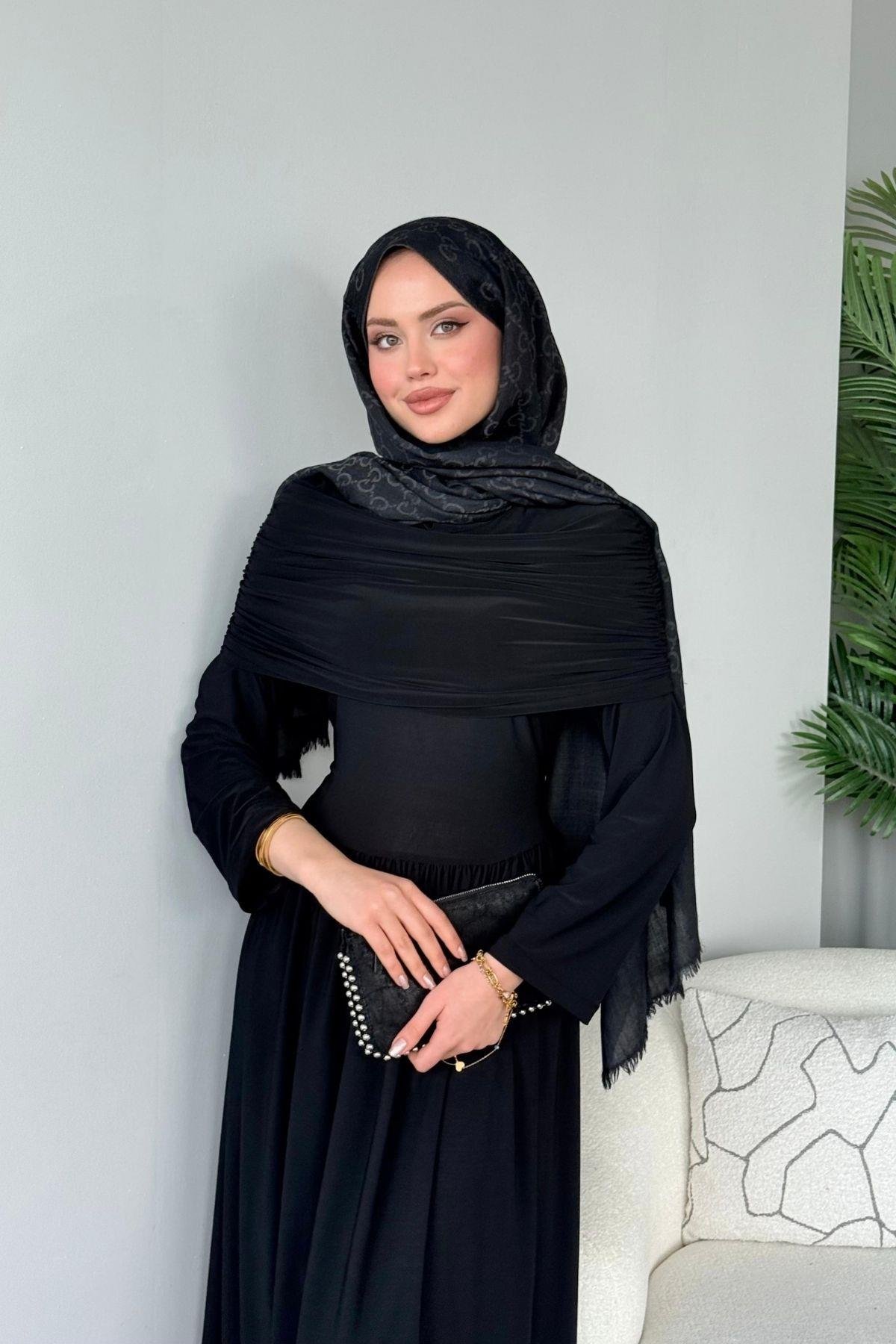 Sinem Sandy Elbise Siyah, Fiyatları Sinem Sandy Elbise Siyah- Haza Moda