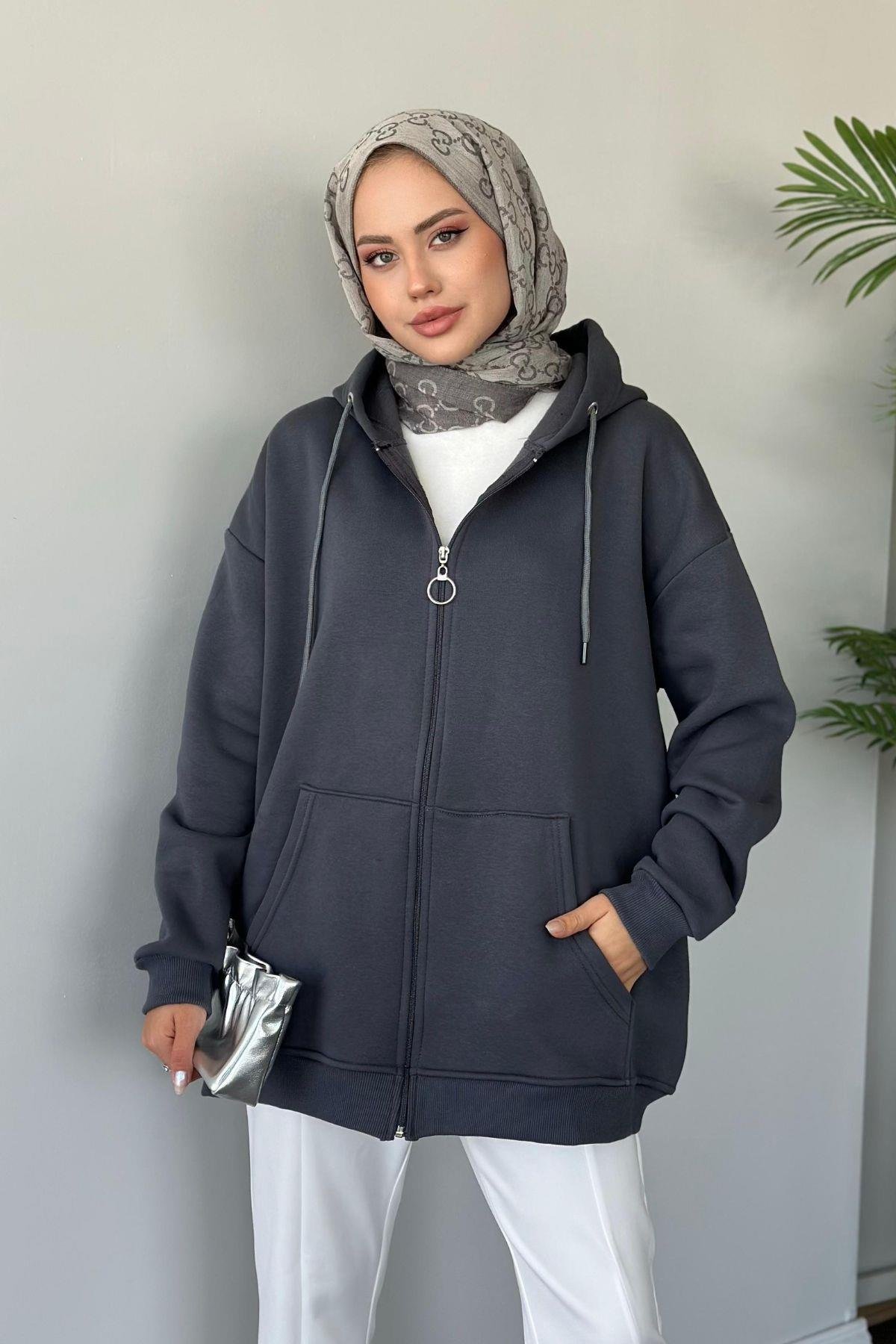 Sky Oversize Sweat Antrasit, Fiyatları 