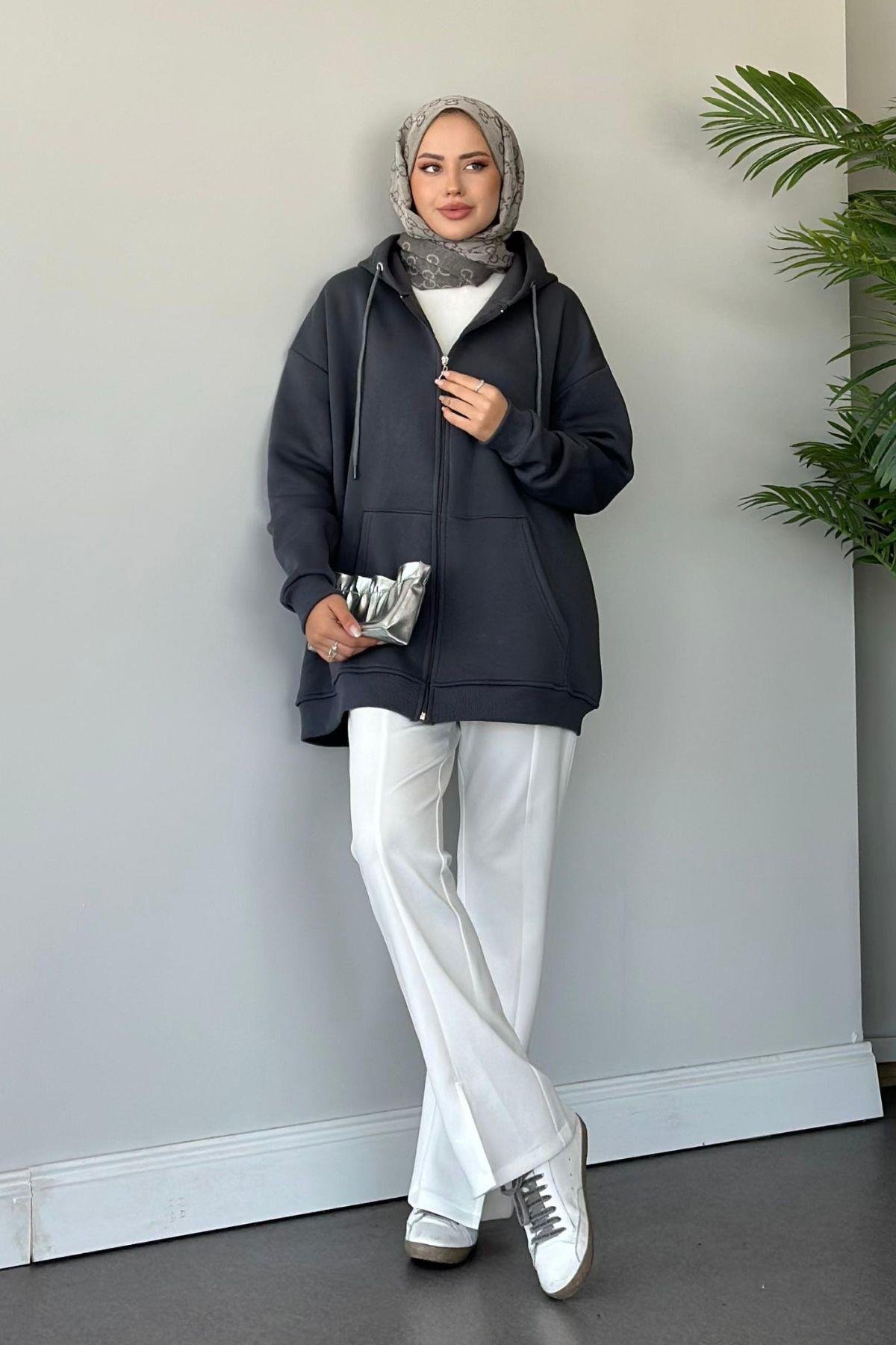 Sky Oversize Sweat Antrasit, Fiyatları 