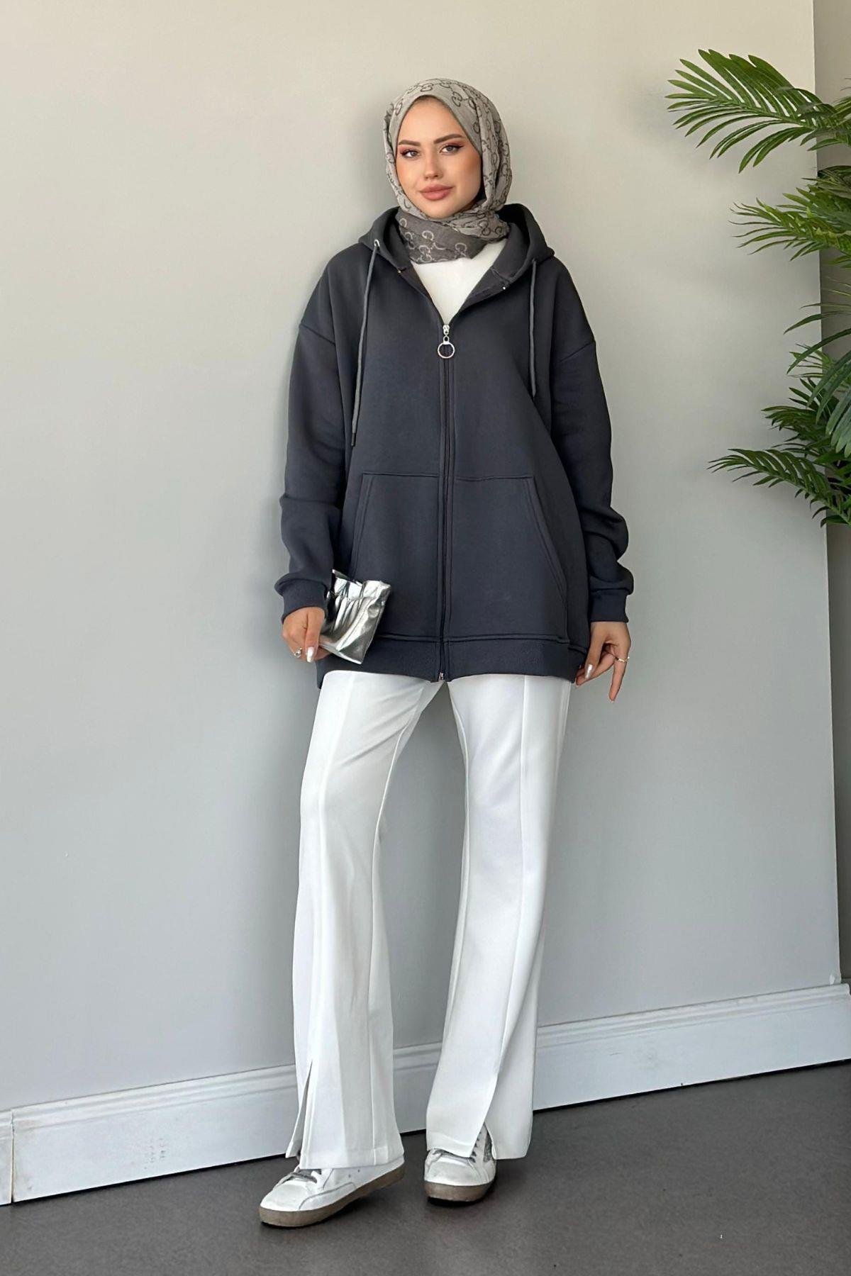 Sky Oversize Sweat Antrasit, Fiyatları 