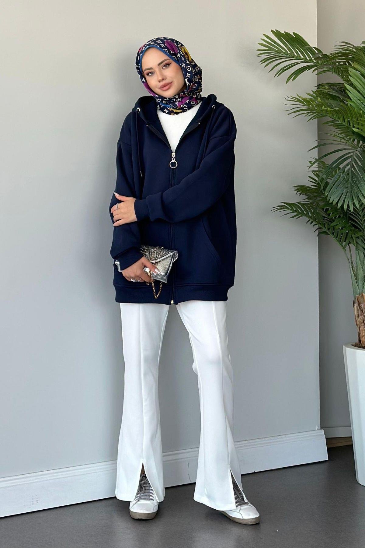 Sky Oversize Sweat Lacivert, Fiyatları 