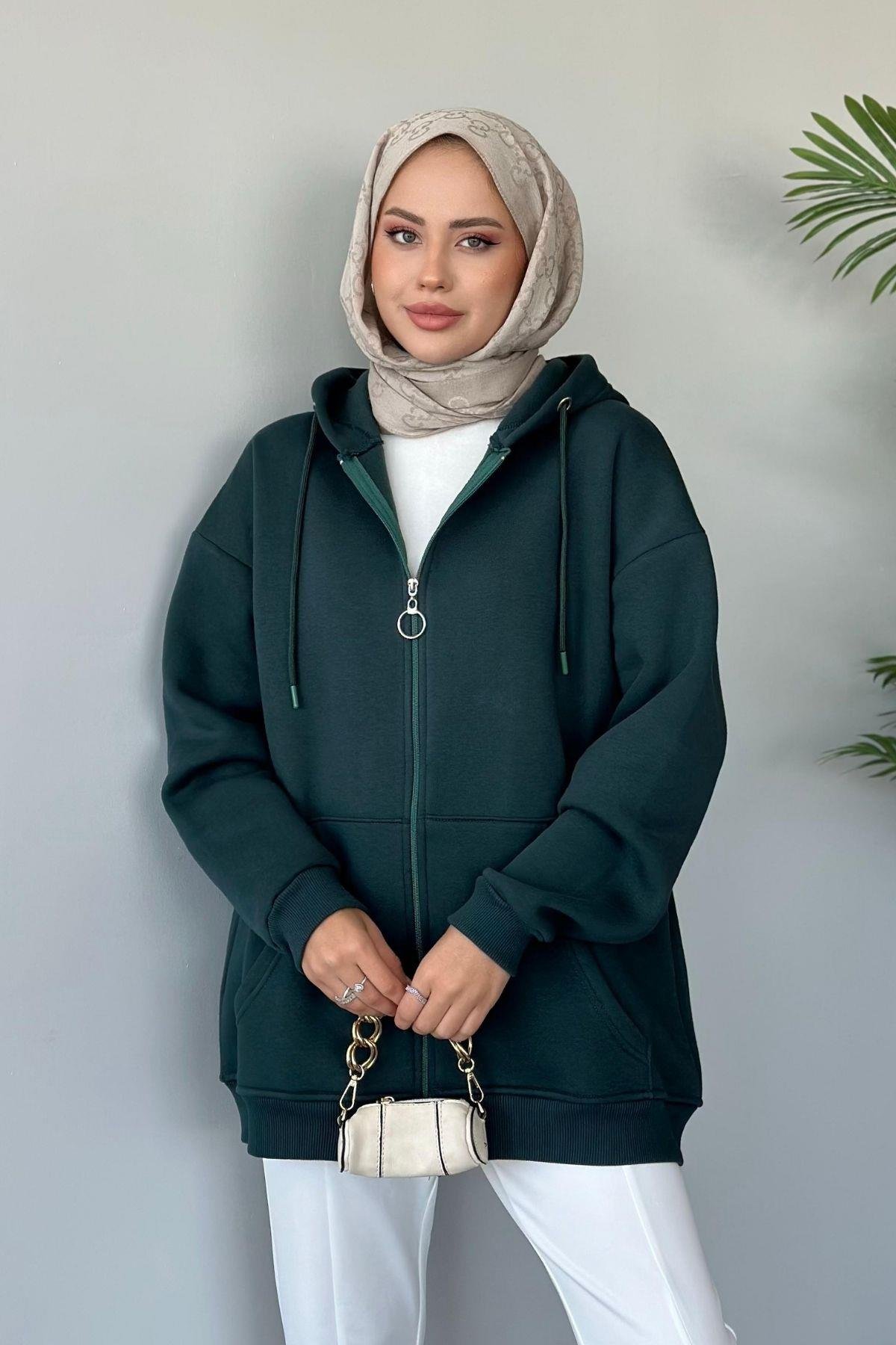 Sky Oversize Sweat Zümrüt, Fiyatları 