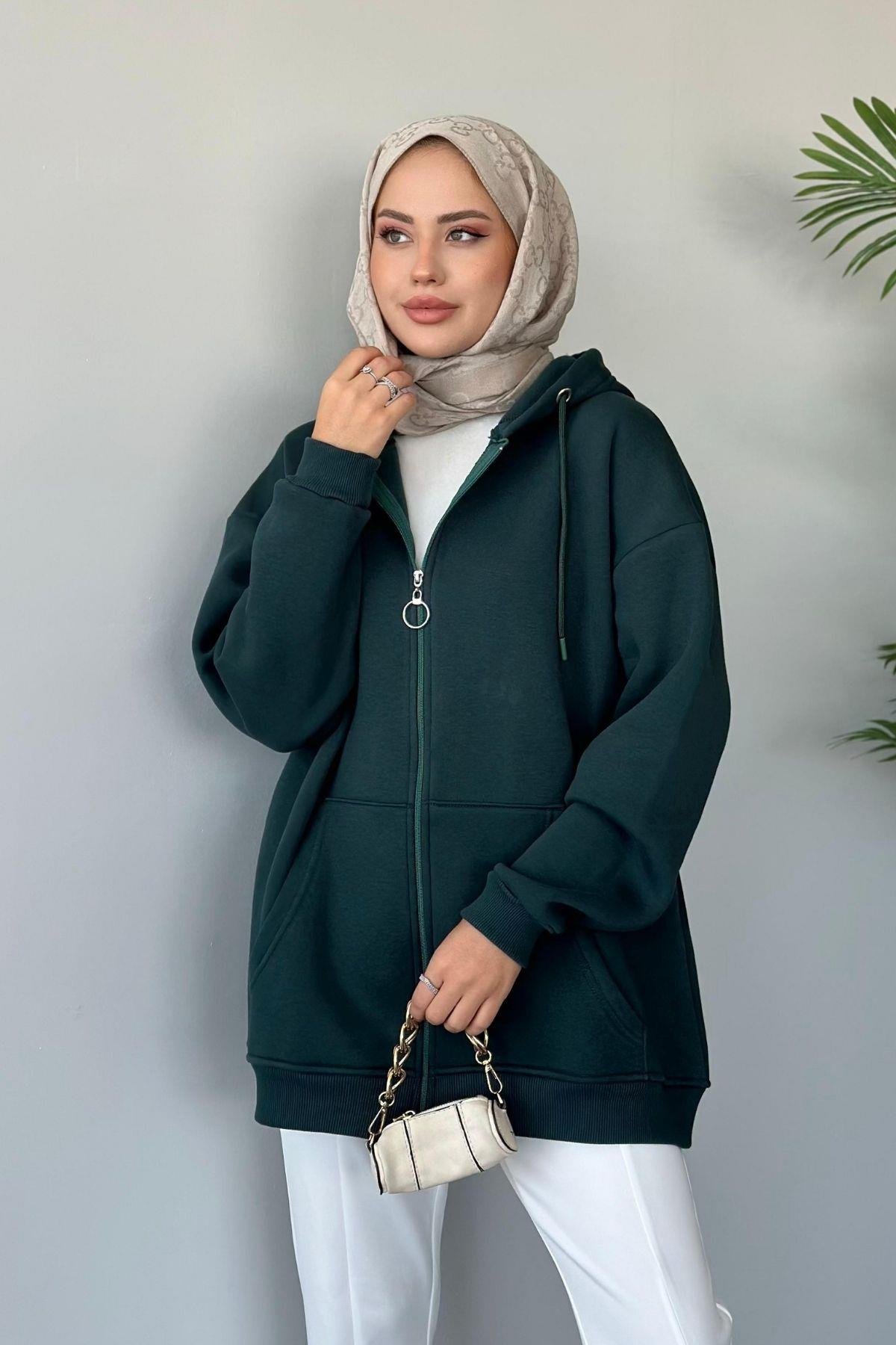 Sky Oversize Sweat Zümrüt, Fiyatları 