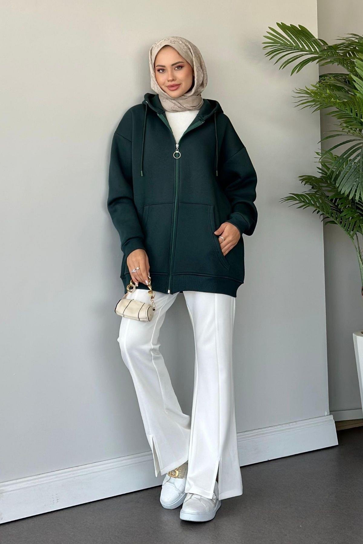 Sky Oversize Sweat Zümrüt, Fiyatları 