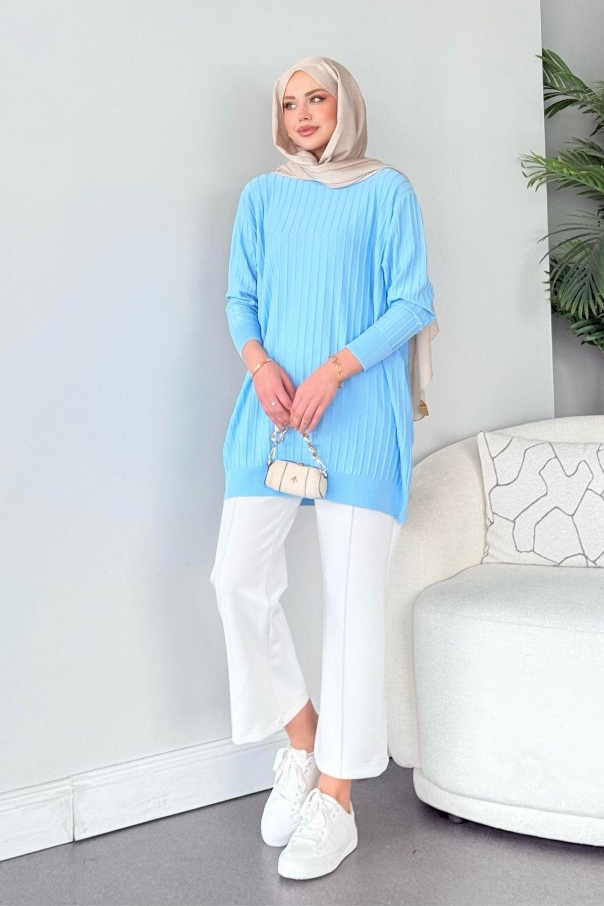 Soğuk İplik Tunik Bebemavi, Fiyatları Soğuk İplik Tunik Bebemavi - Haza Moda 