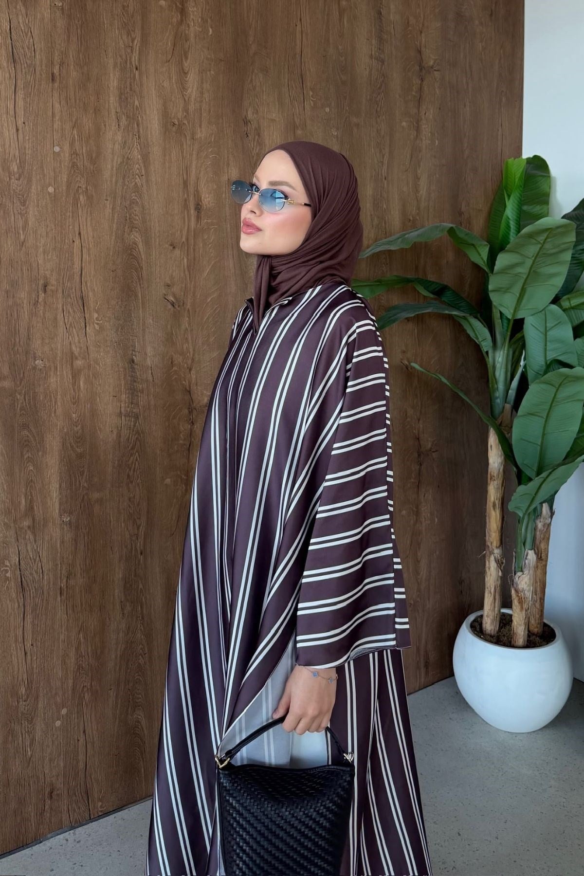 Somon Tunik Kahve, Fiyatları Somon Tunik Kahve  | Haza Moda