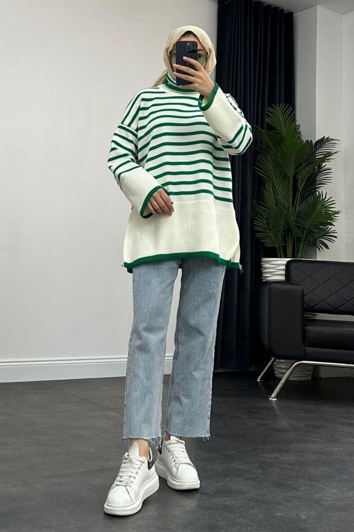 Star Boğazlı Çzg Kazak Yeşil, Fiyatları 