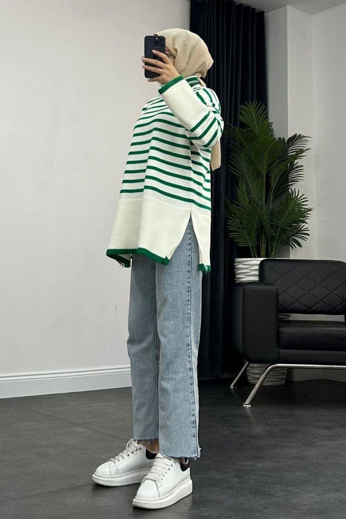 Star Boğazlı Çzg Kazak Yeşil, Fiyatları 