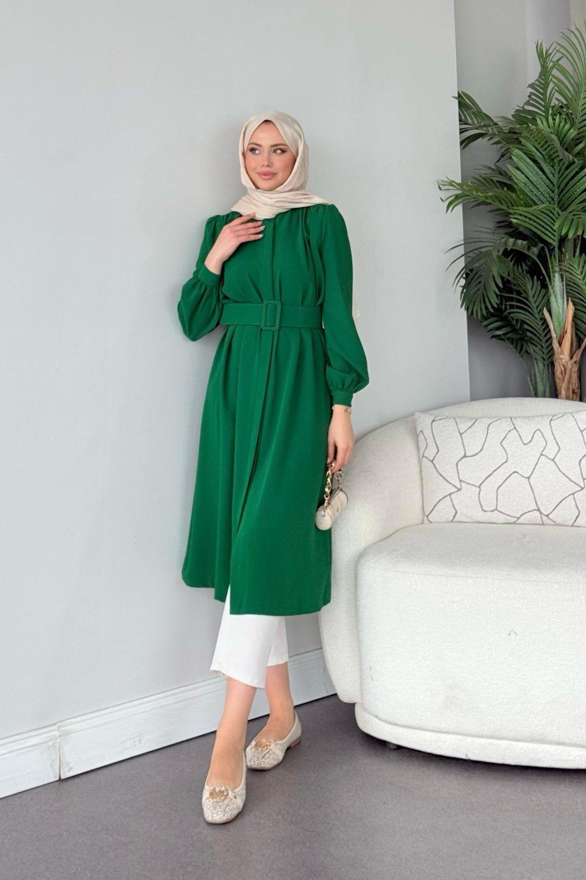 Suna Tunik Zümrüt, Fiyatları Suna Tunik ZümrütHaza Moda 