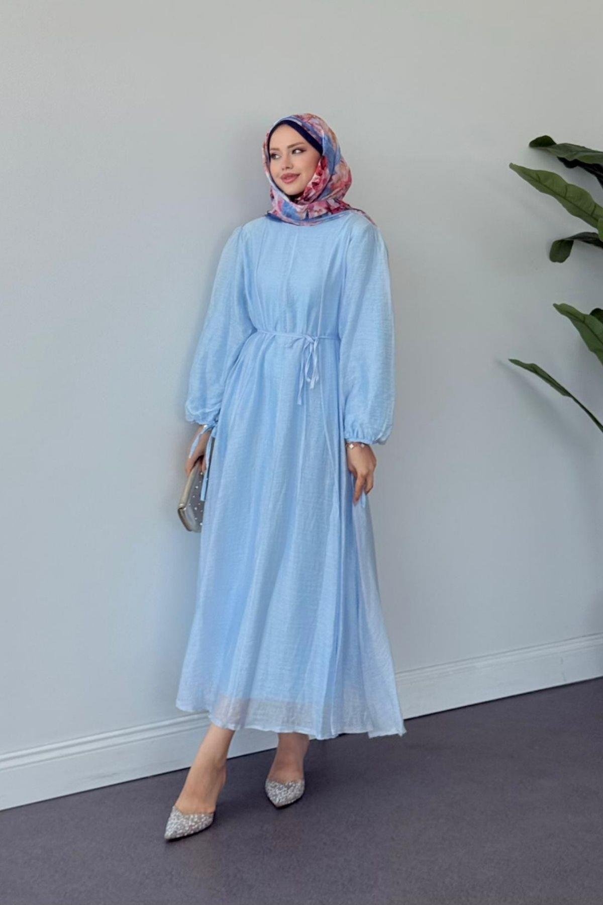 Talia Premium Elbise MAVİ, Fiyatları Talia Premium Elbise MAVİ- Haza Moda