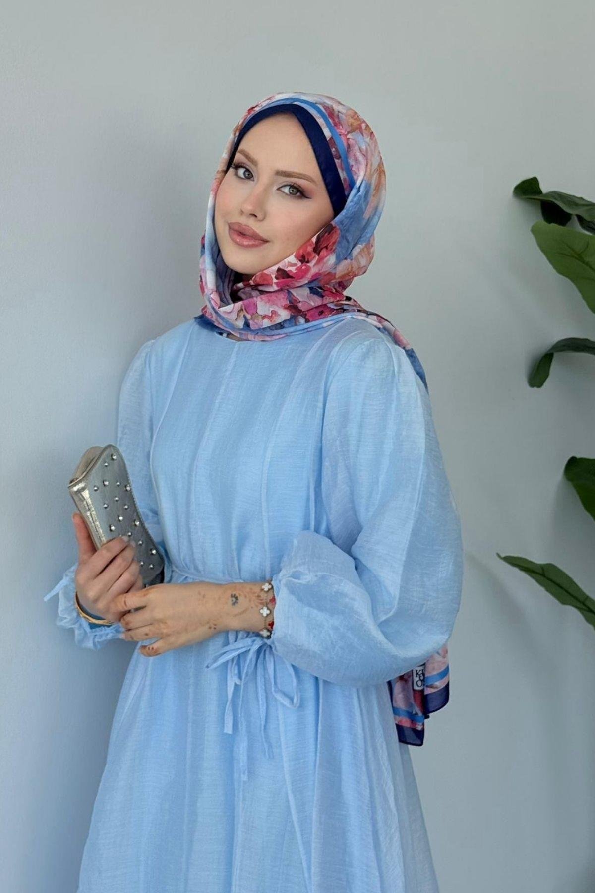 Talia Premium Elbise MAVİ, Fiyatları Talia Premium Elbise MAVİ- Haza Moda