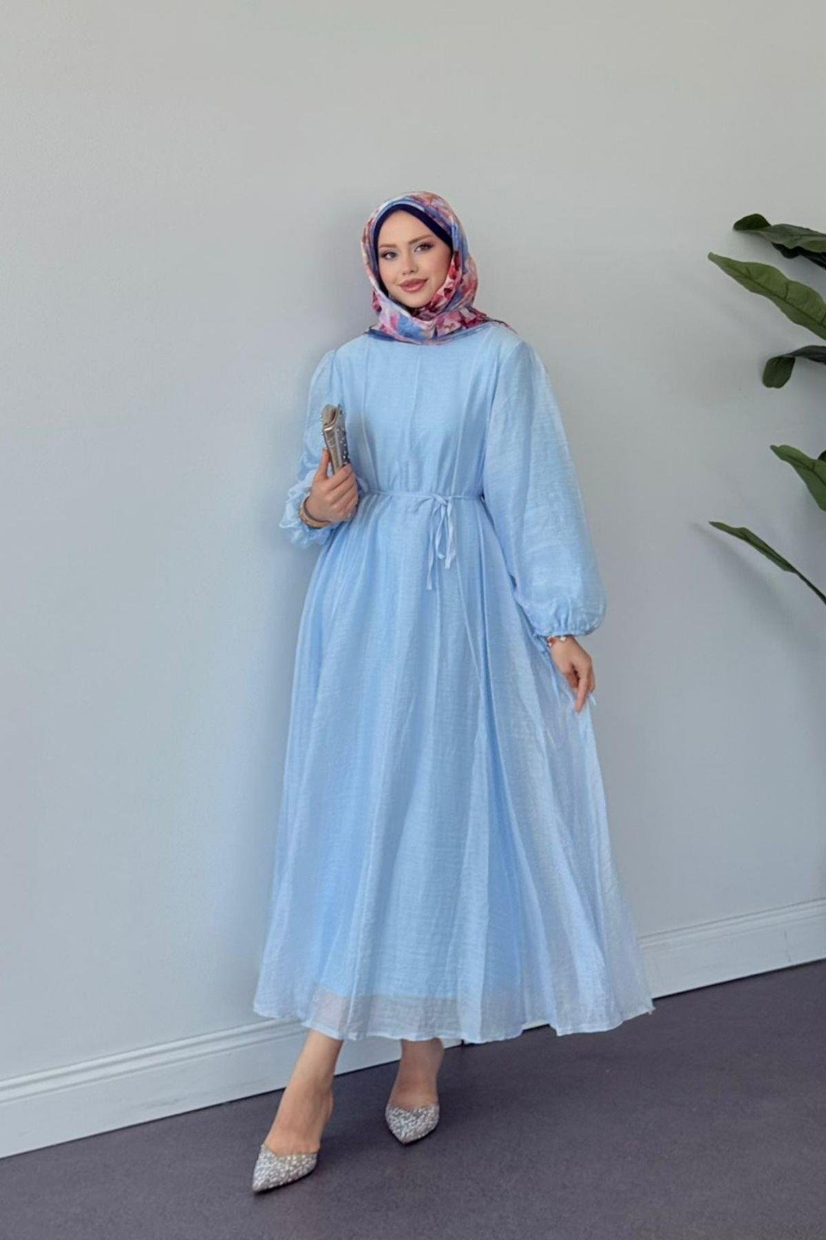 Talia Premium Elbise MAVİ, Fiyatları Talia Premium Elbise MAVİ- Haza Moda