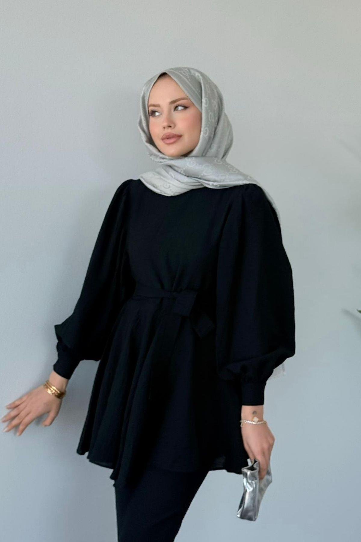 Tanya İkili Takım Siyah, Fiyatları Tanya İkili Takım Siyah- Haza Moda 