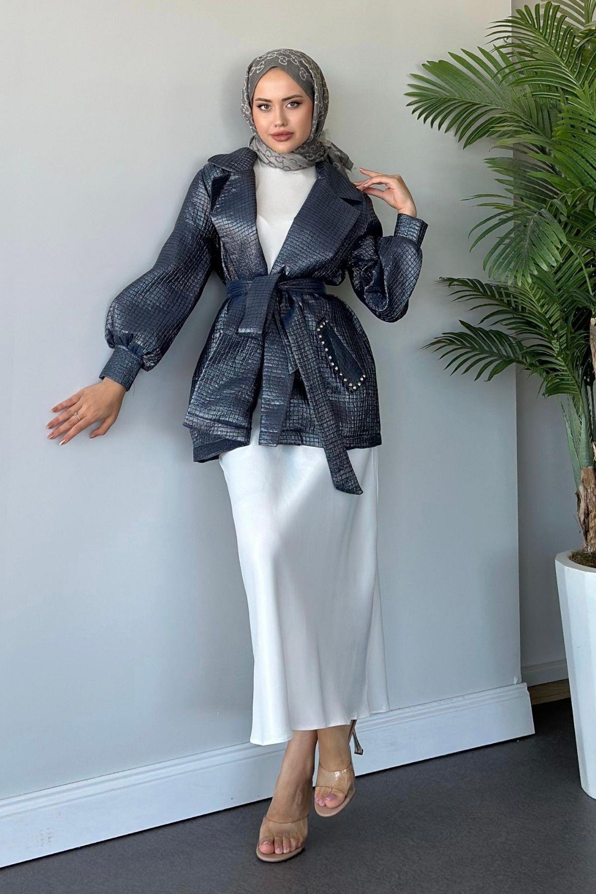 Taşlı Broker Ceket Lacivert, Fiyatları 