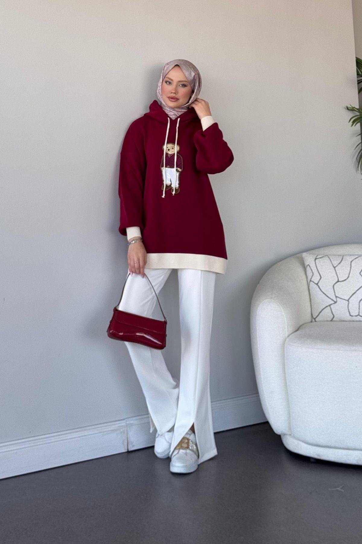 Teddy Sweat Bordo, Fiyatları 