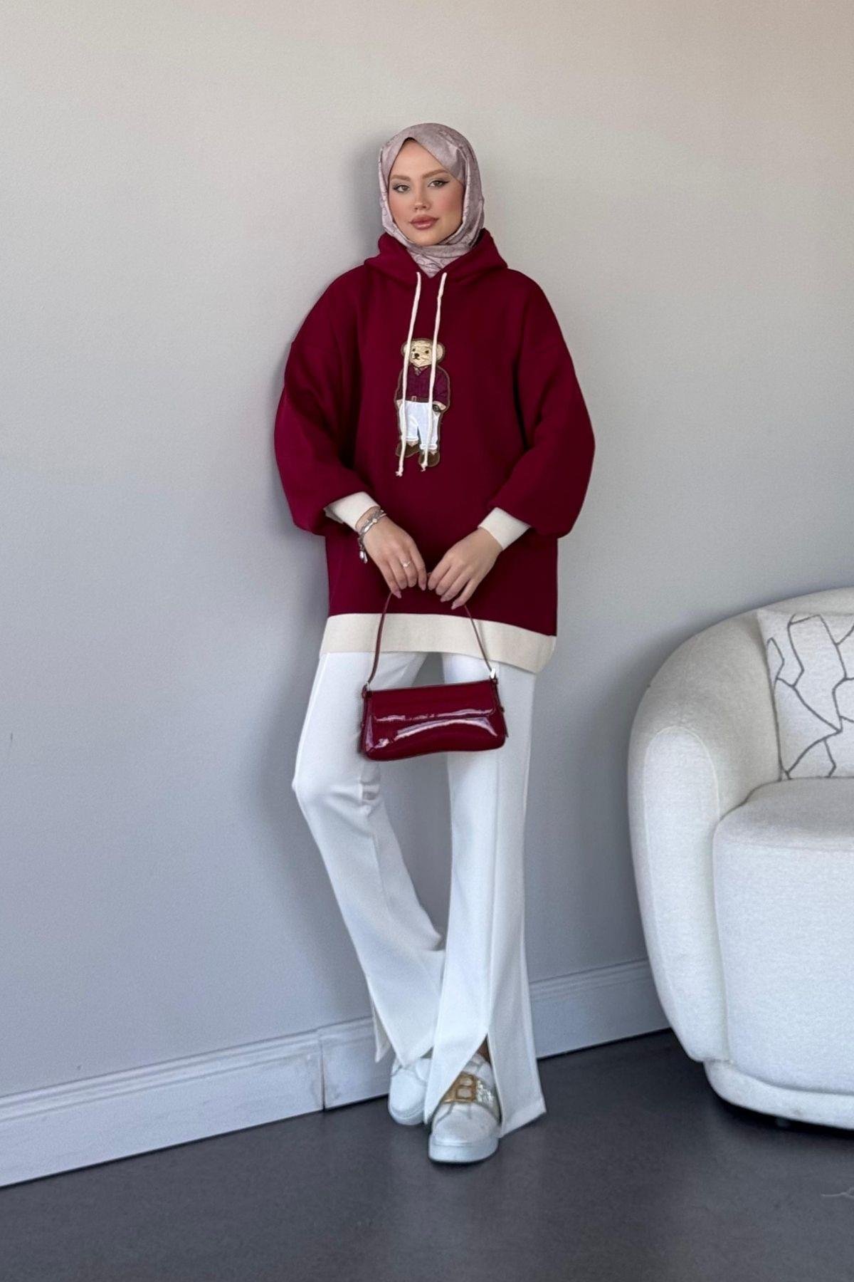 Teddy Sweat Bordo, Fiyatları 