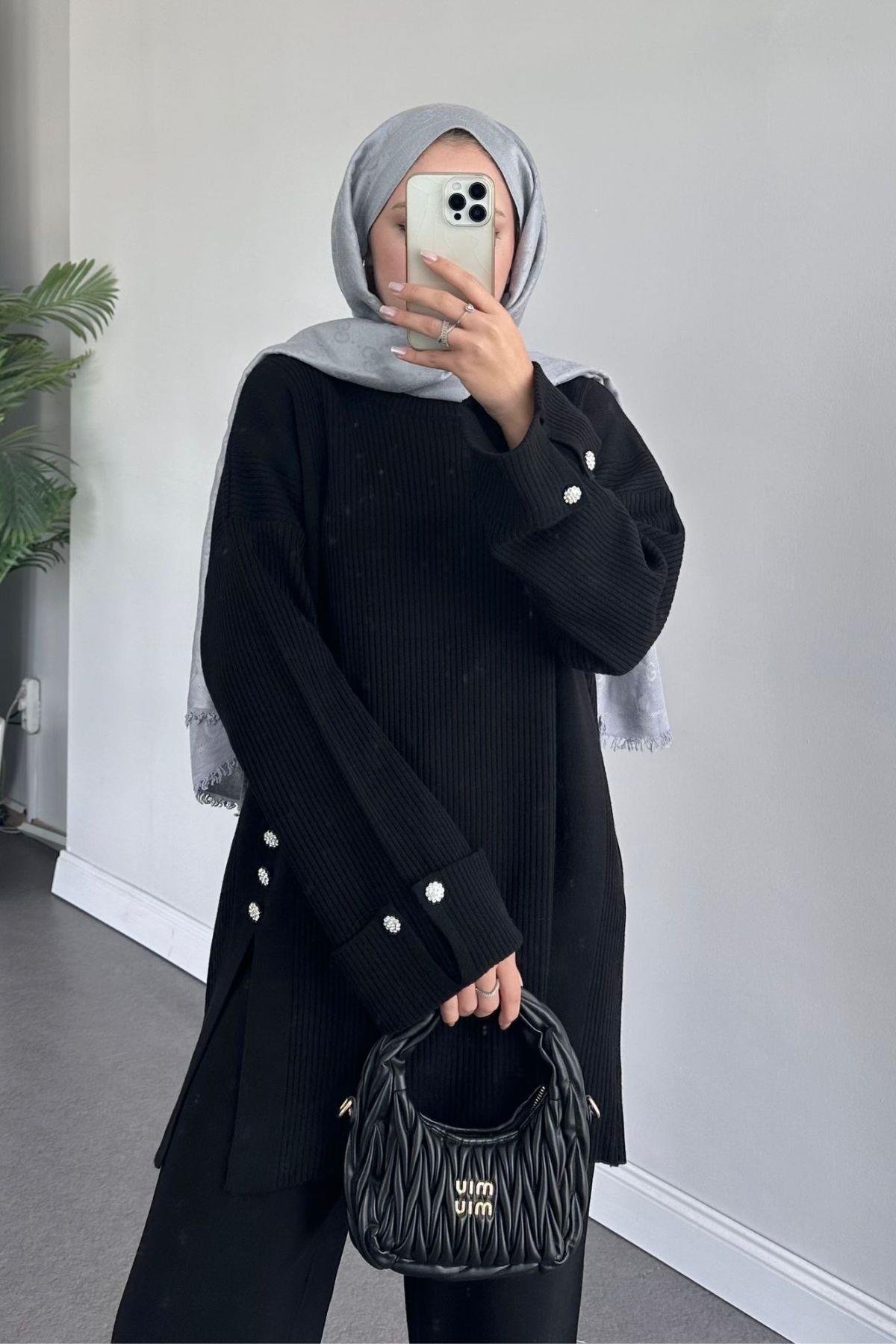 Teressa Triko Takım Siyah, Fiyatları 