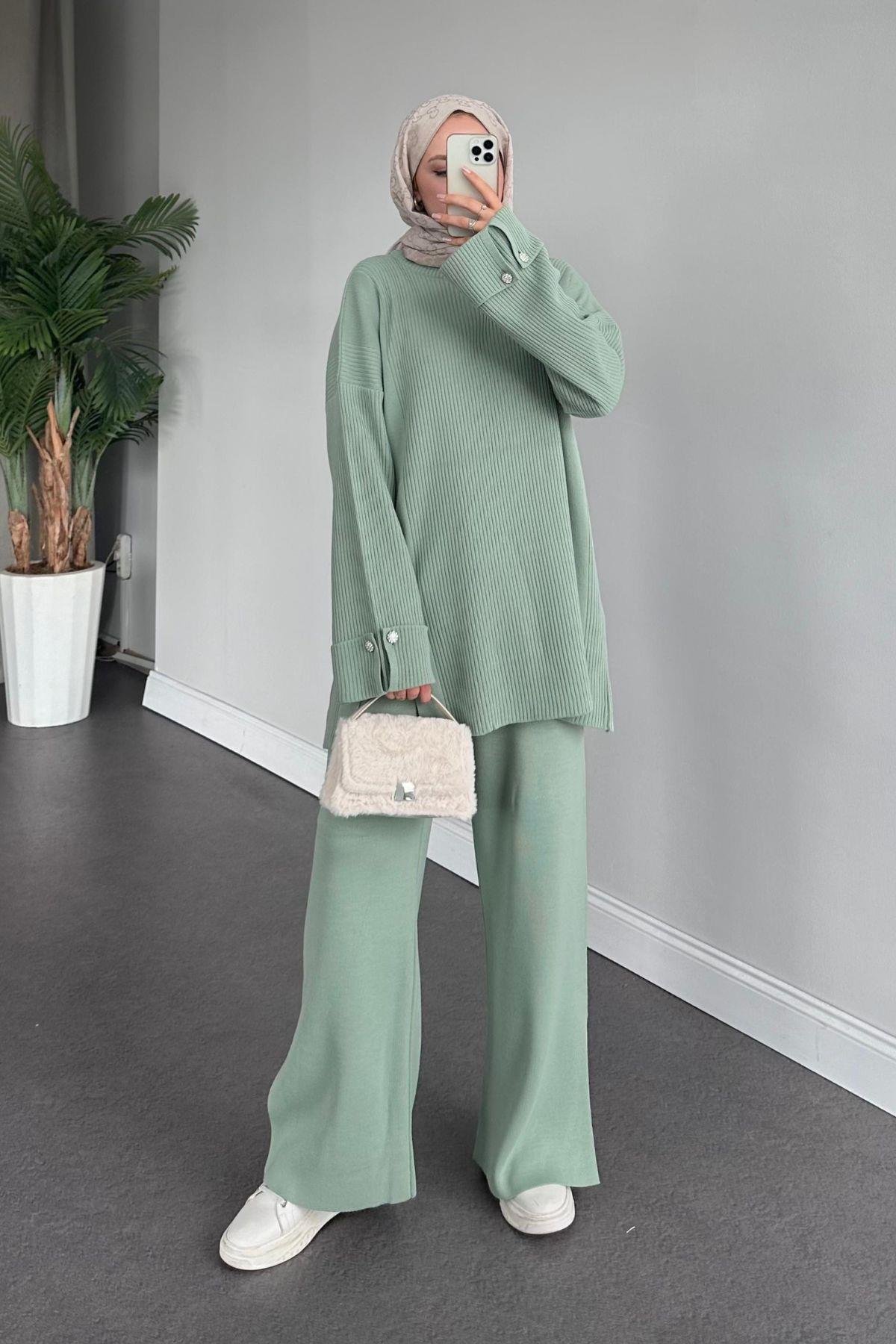 Teressa Triko Takım Su Yeşili, Fiyatları 