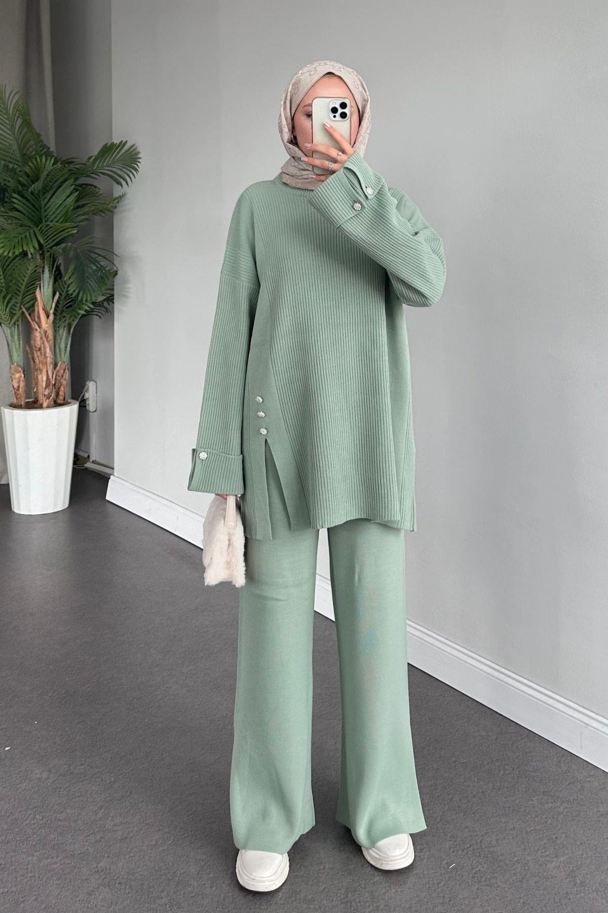 Teressa Triko Takım Su Yeşili, Fiyatları 