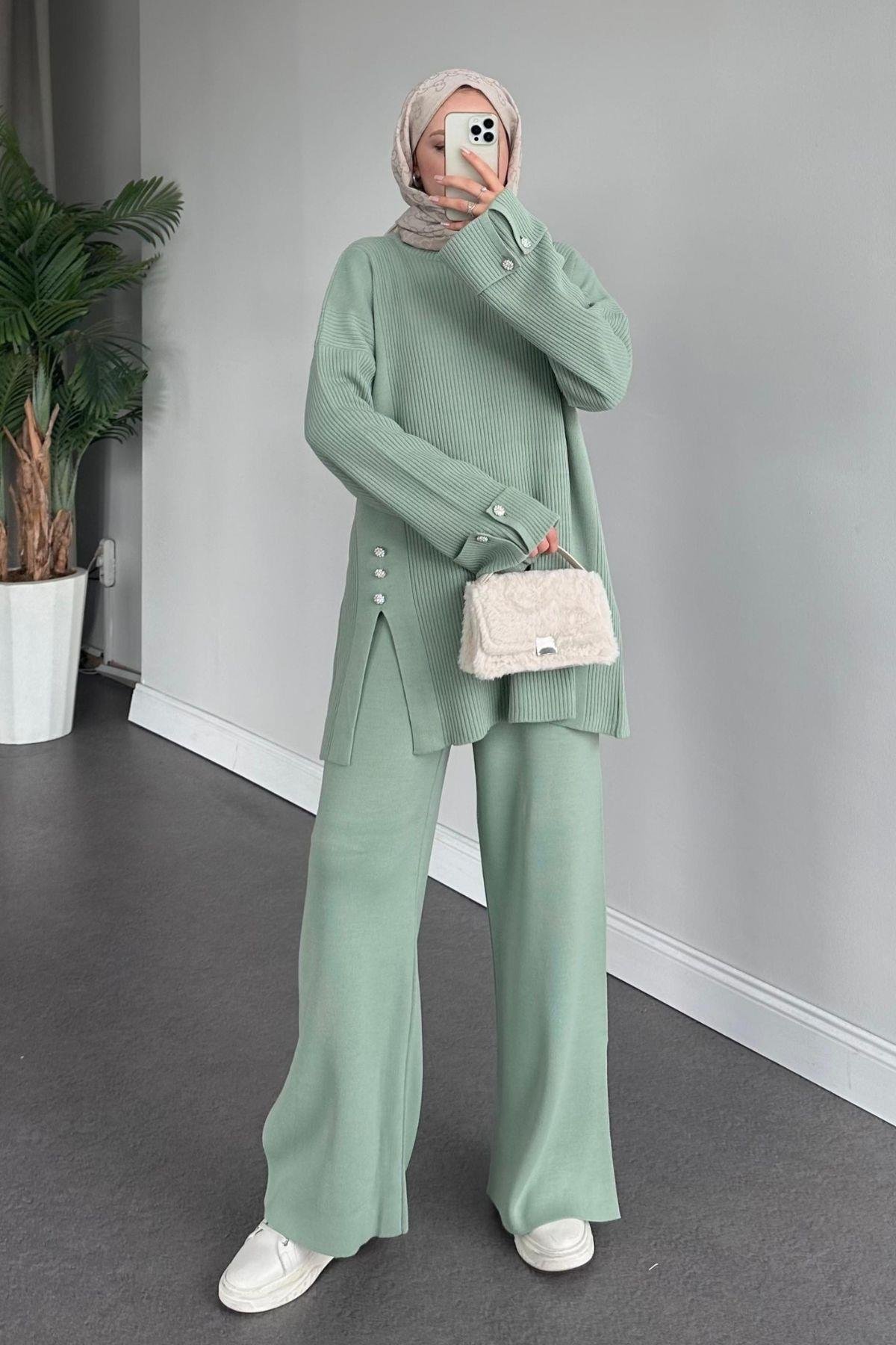 Teressa Triko Takım Su Yeşili, Fiyatları 