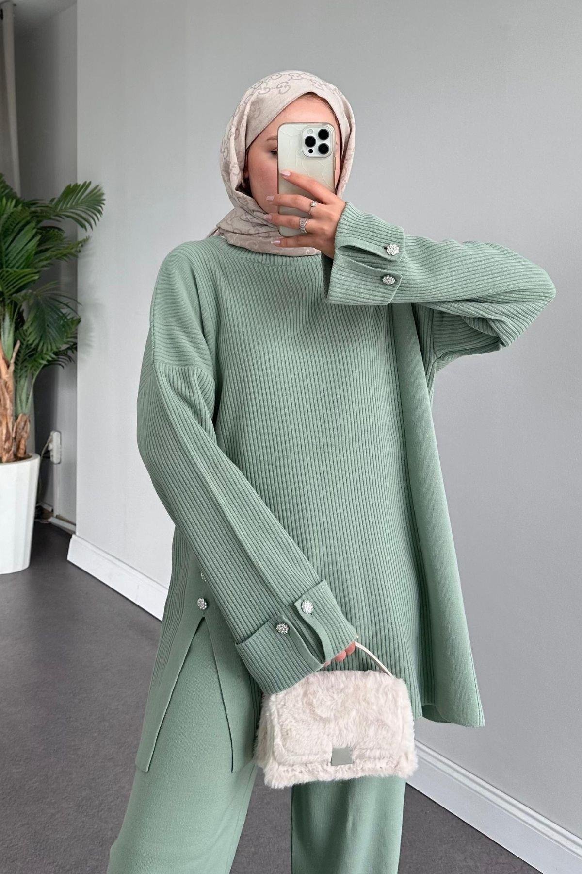 Teressa Triko Takım Su Yeşili, Fiyatları 