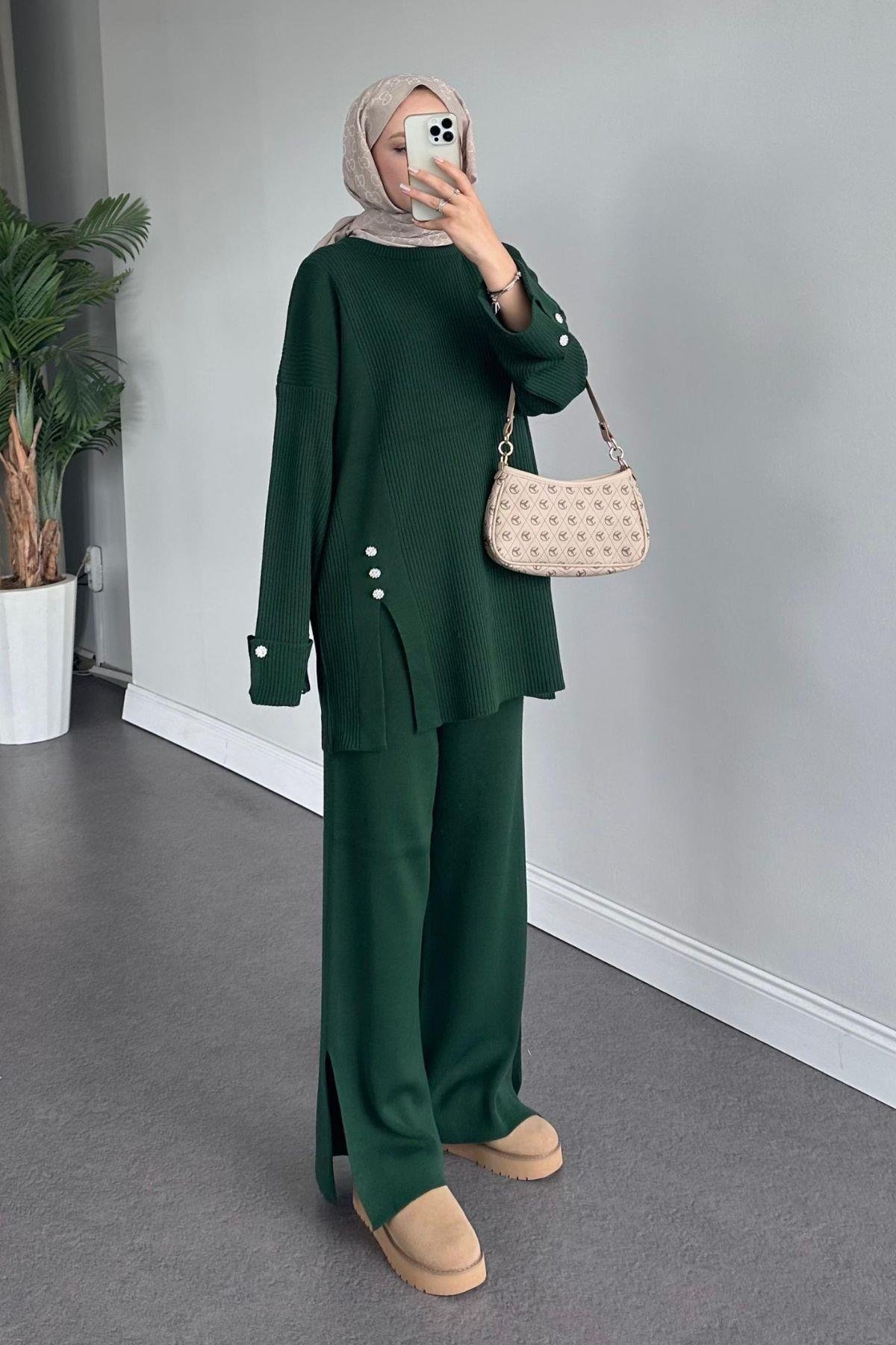 Teressa Triko Takım Zümrüt, Fiyatları 