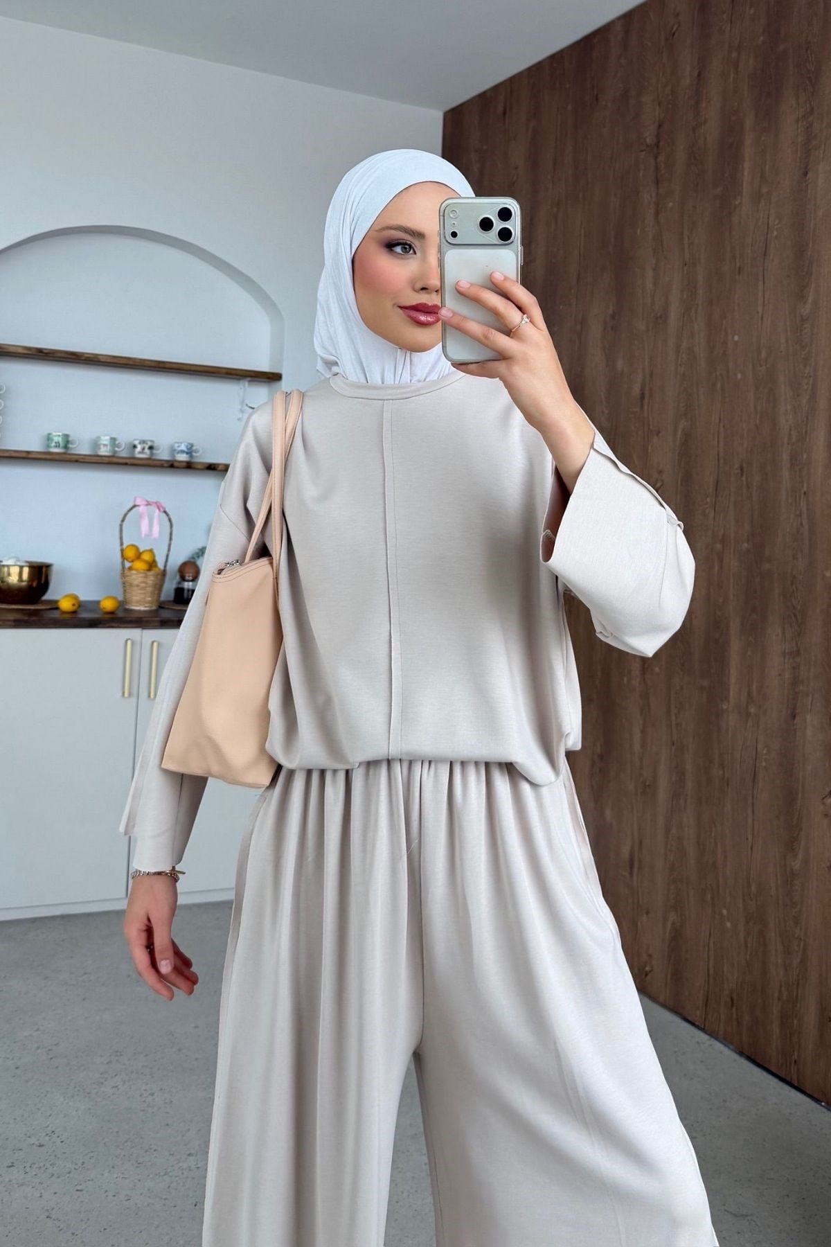 Touch Pamuklu Takım Bej, Fiyatları 