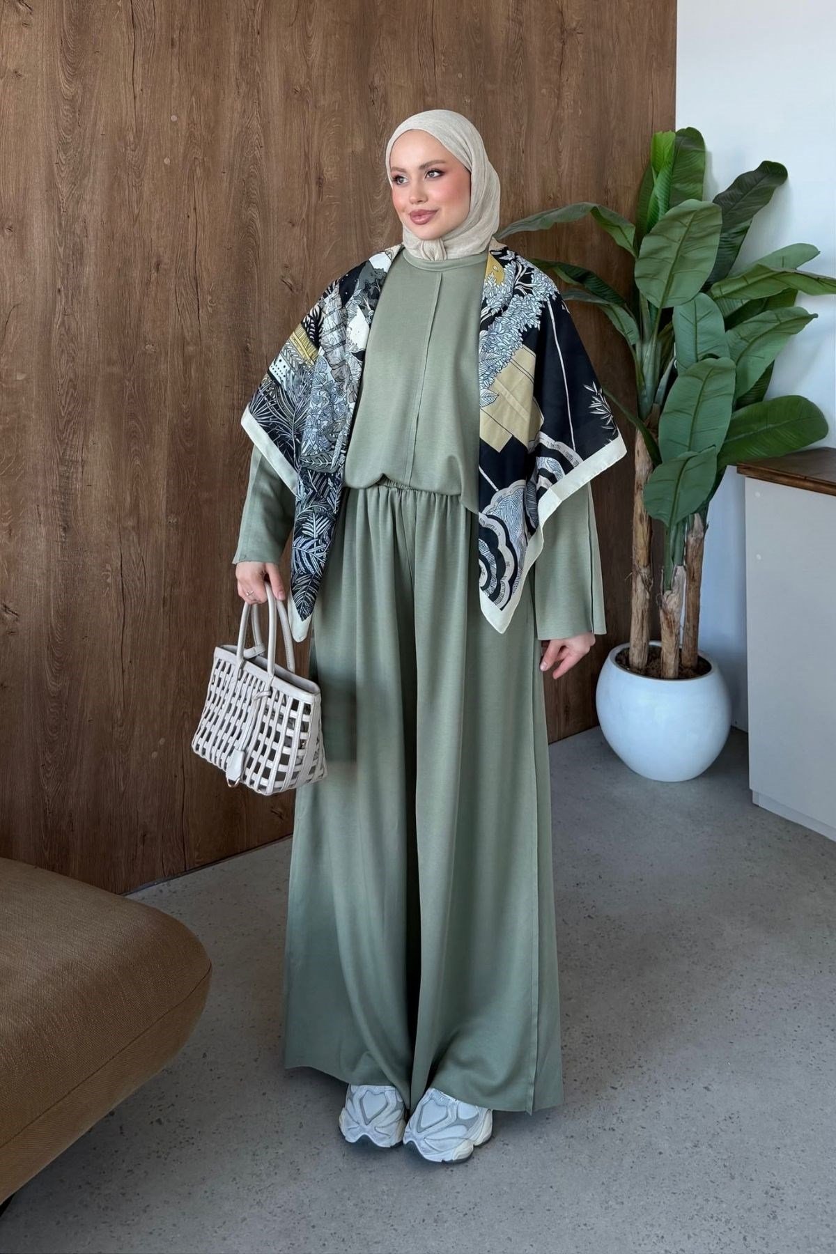 Touch Pamuklu Takım Haki, Fiyatları Touch Pamuklu Takım Haki| Haza Moda