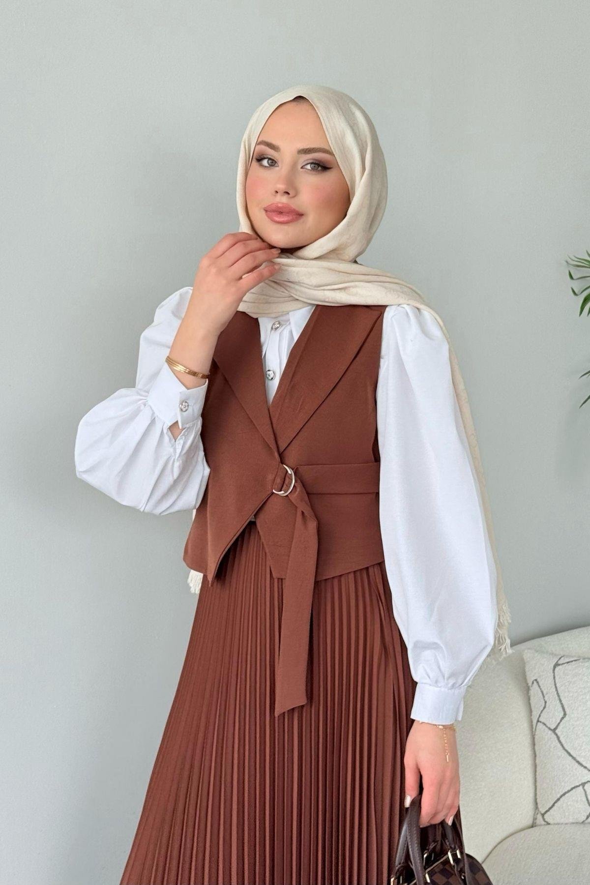 Tuana Etekli Takım Kahve, Fiyatları Tuana Etekli Takım Kahve- Haza Moda 