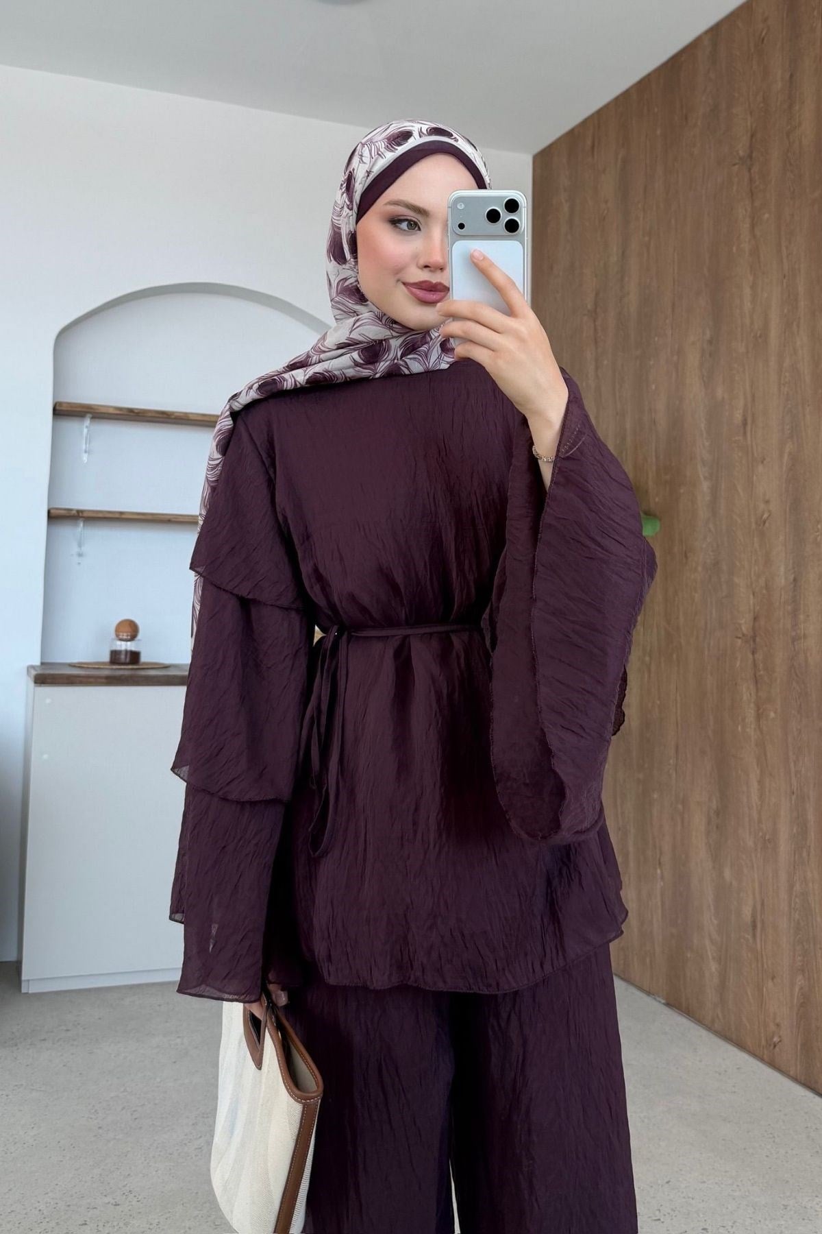 Tuay Kat Kat Pantolonu Takım Mürdüm, Fiyatları 