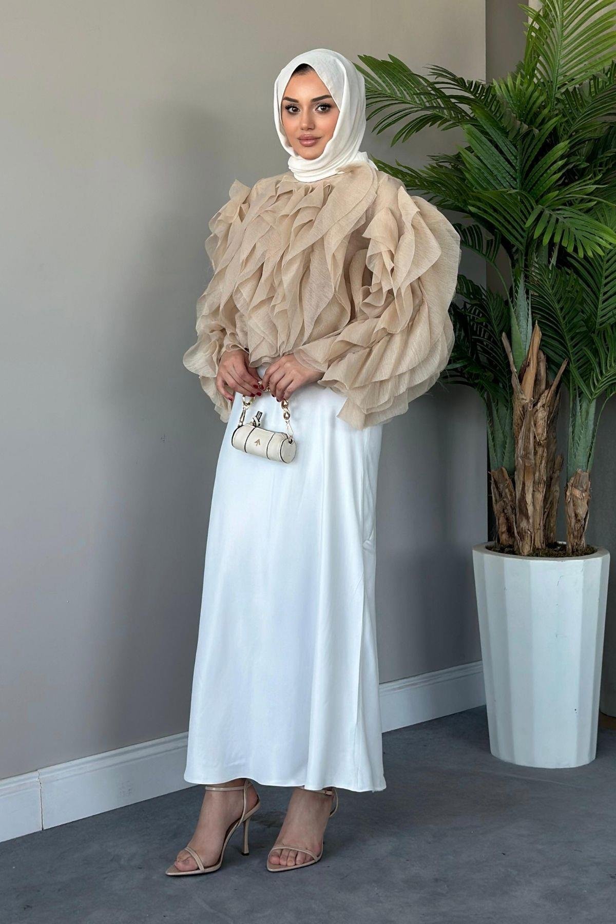 Tütü Gömlek Bej, Fiyatları 