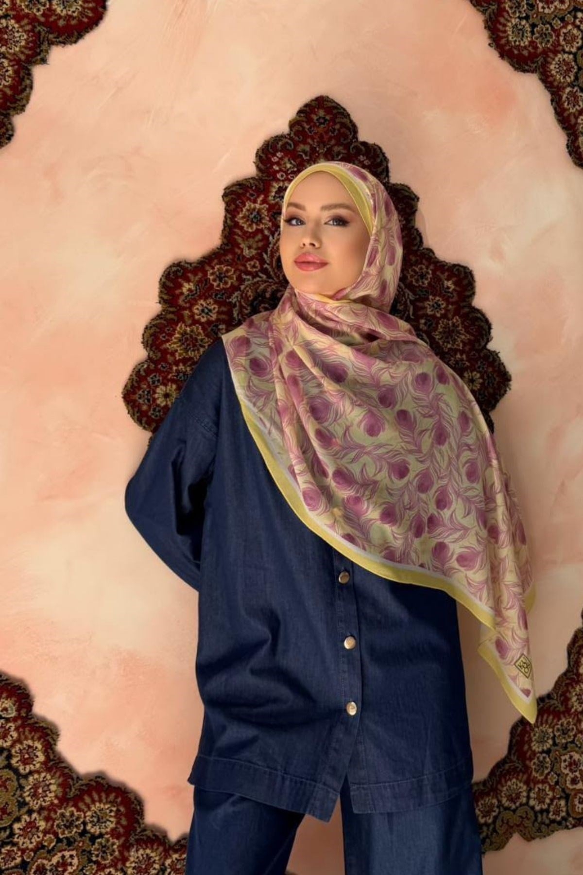 Tüy Desenli Şal Pembe, Fiyatları 