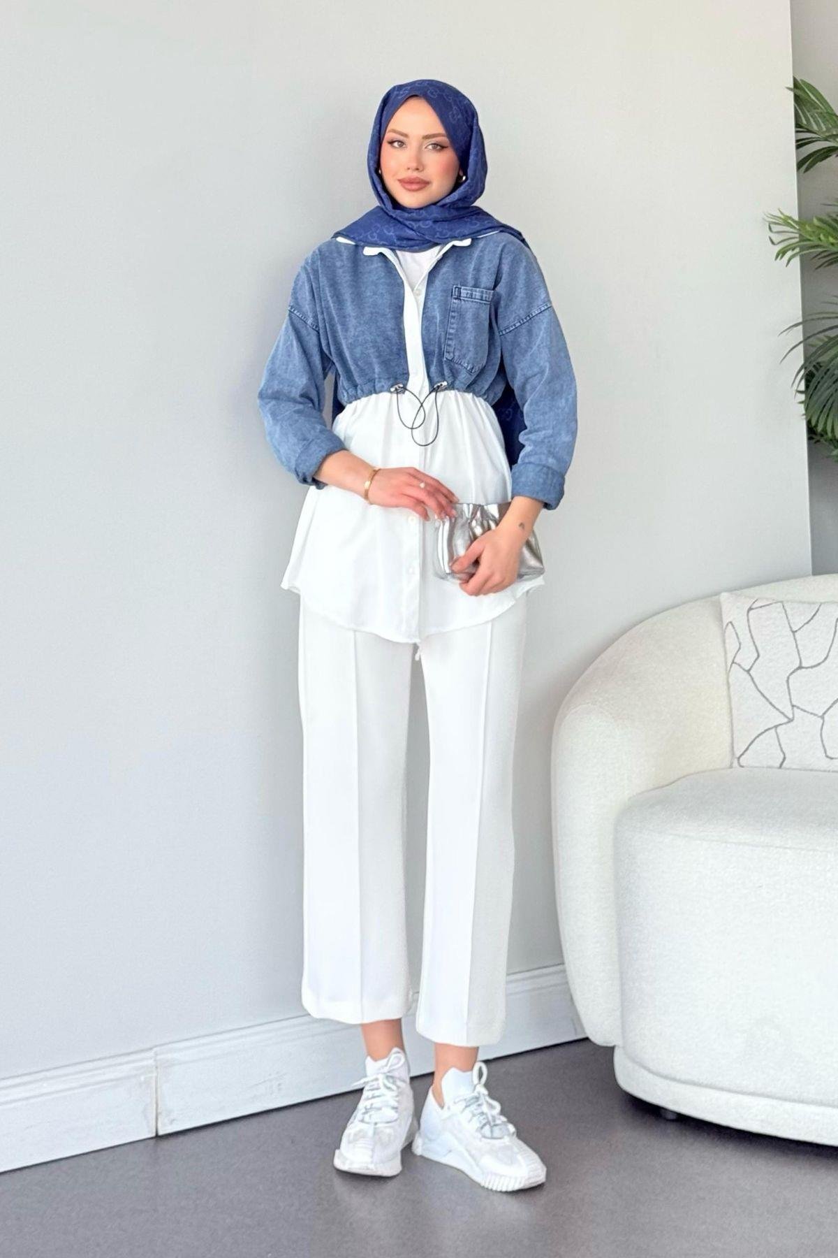 Üstü Kot Tunik Açıkmavi, Fiyatları 