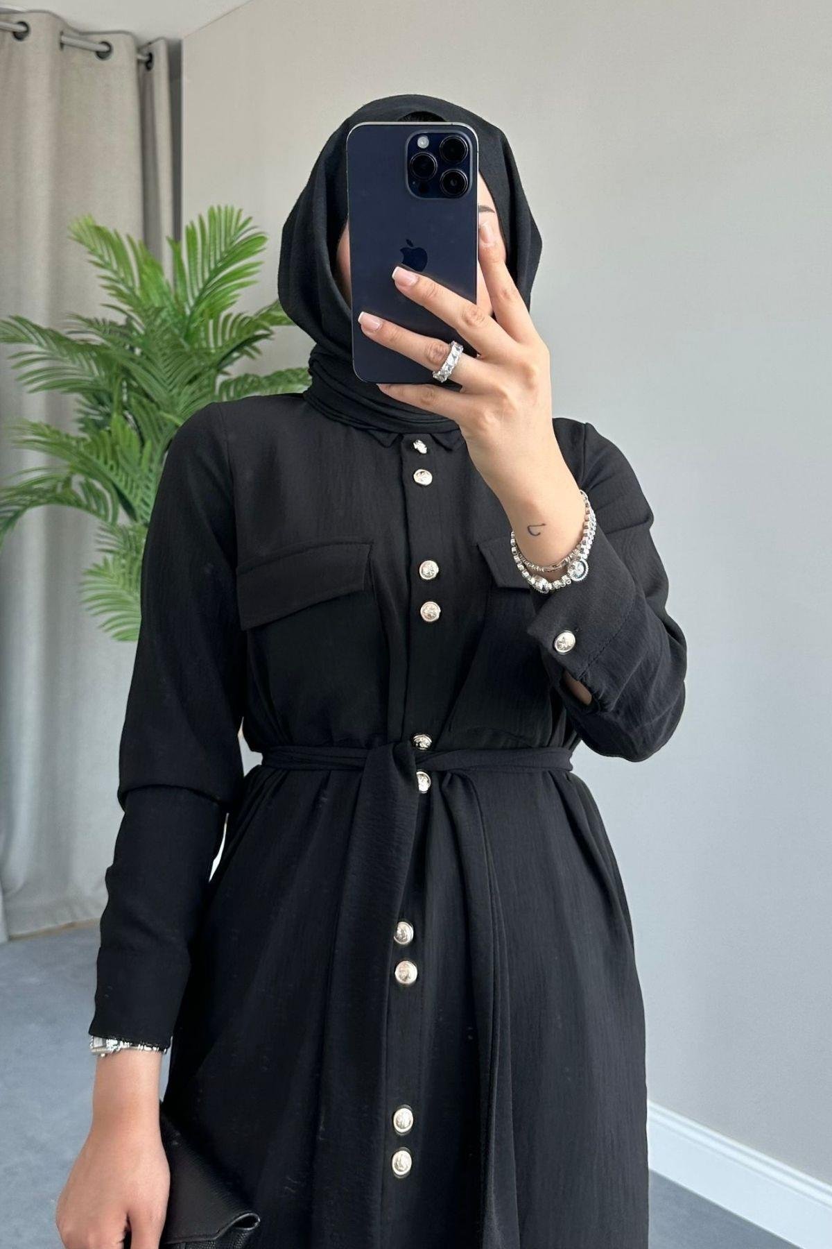 Uzun Altn Tunik Elbise Siyah, Fiyatları 