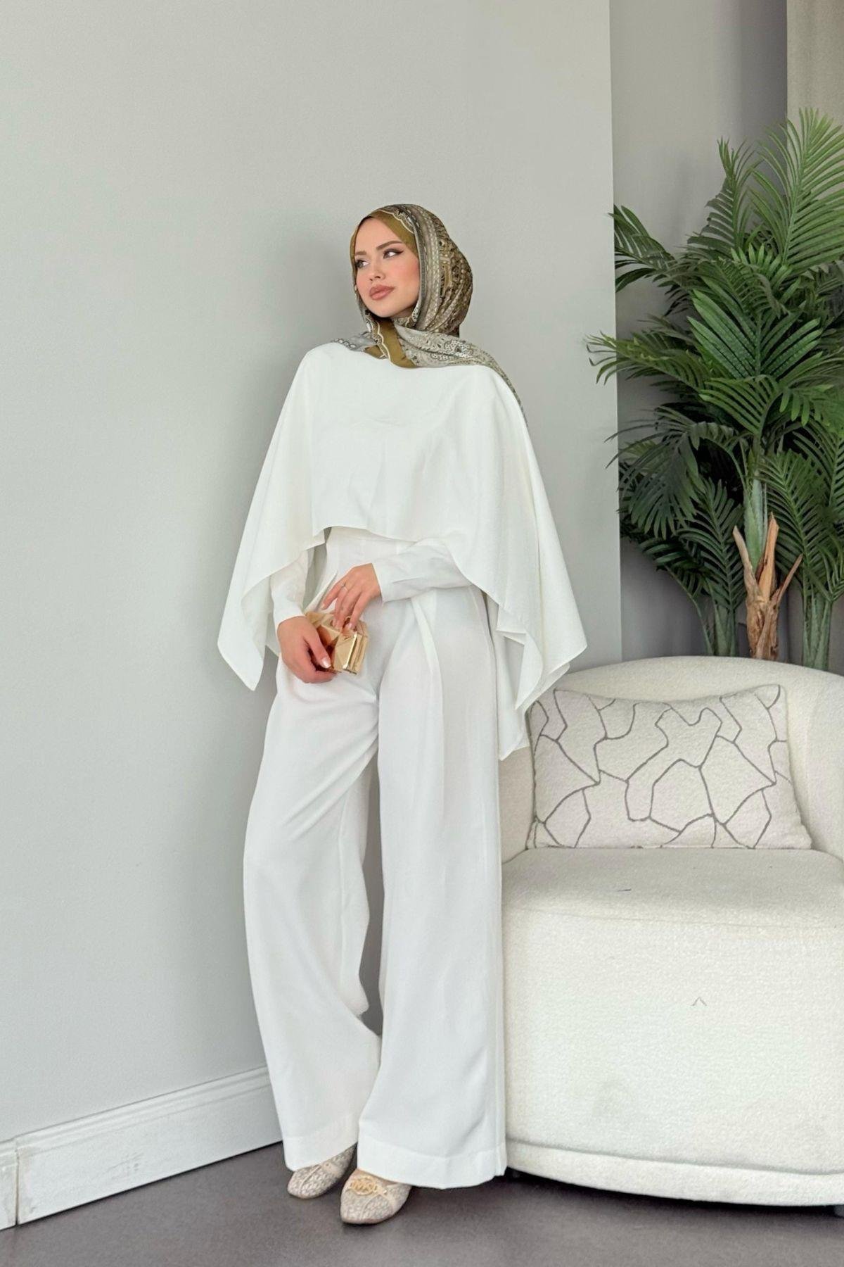 Vakkos Tulum Beyaz, Fiyatları Vakkos Tulum Beyaz- Haza Moda 