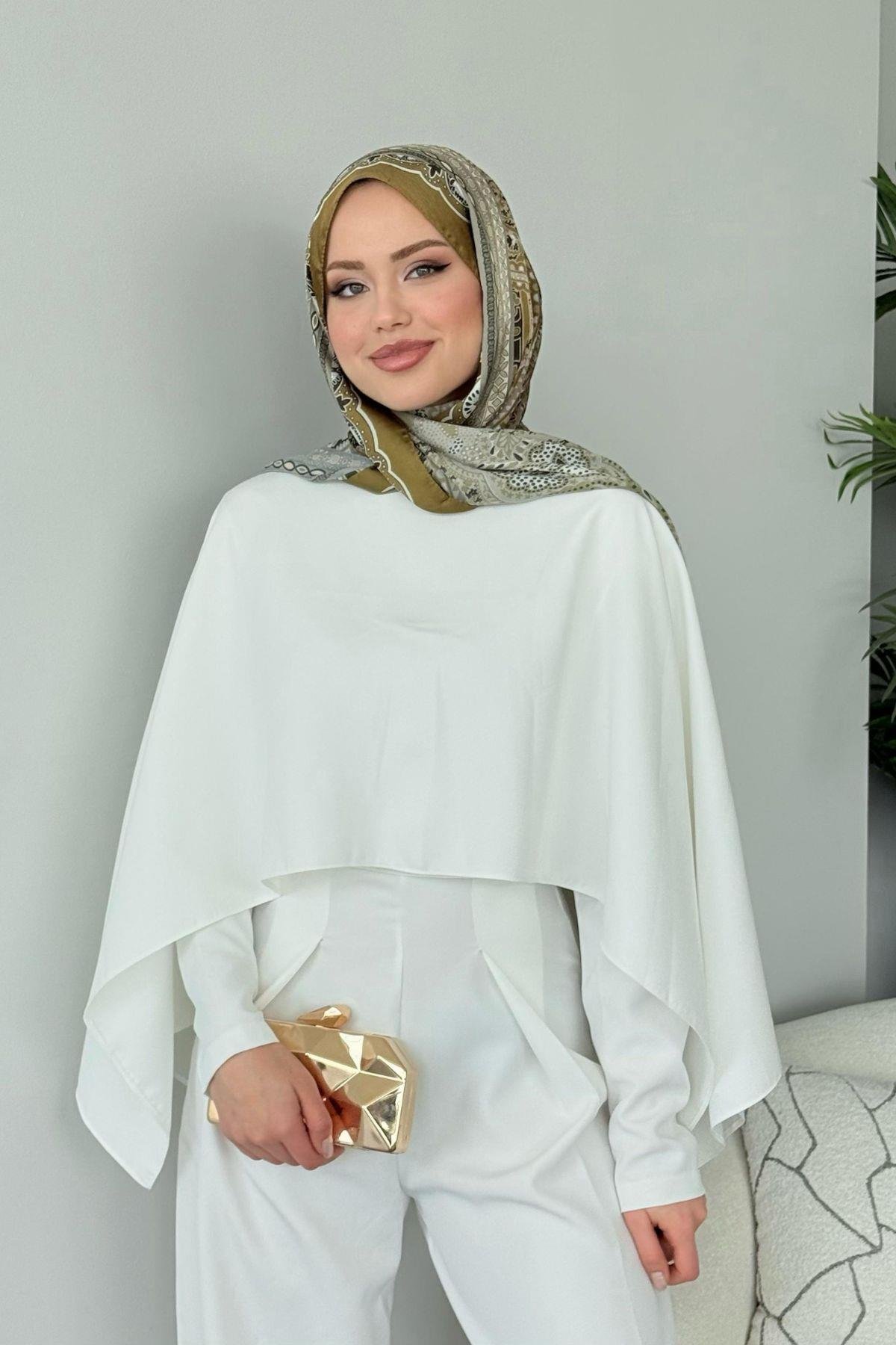 Vakkos Tulum Beyaz, Fiyatları Vakkos Tulum Beyaz- Haza Moda 