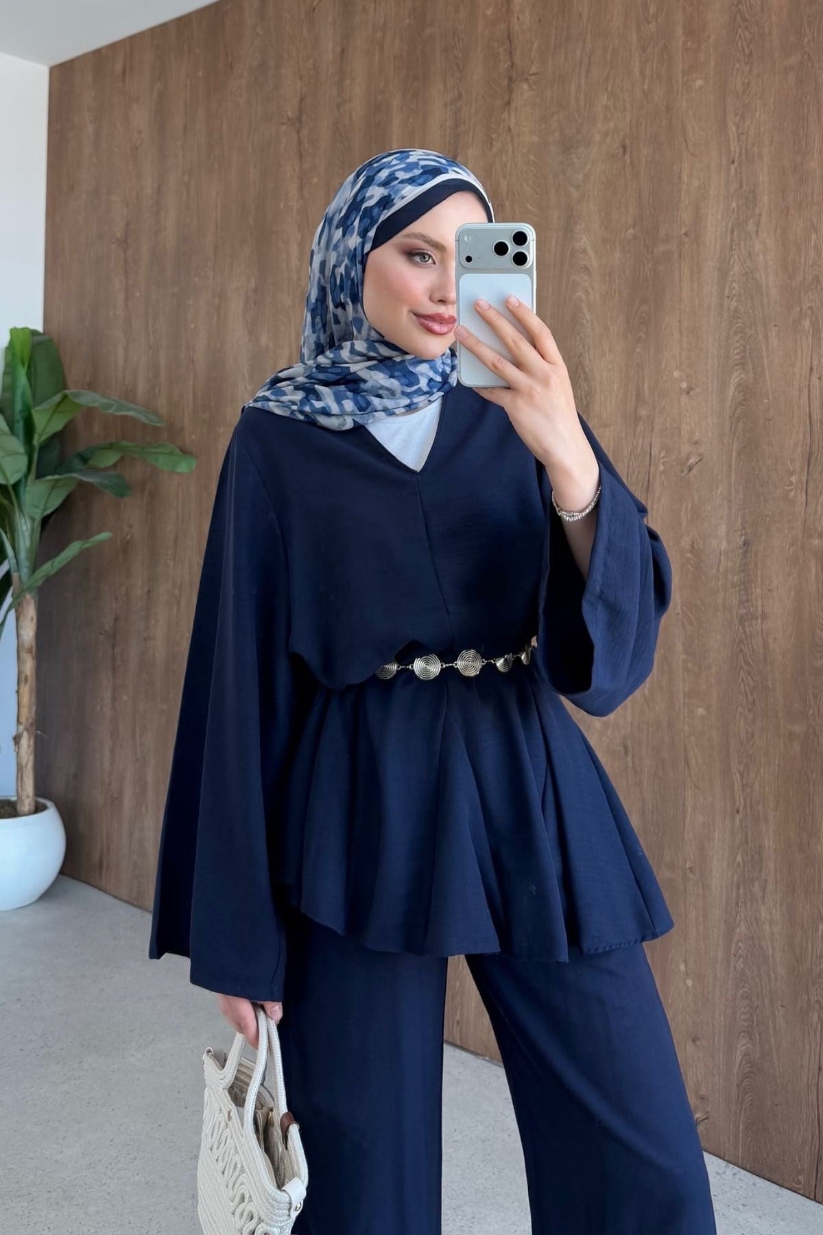 Valide V Yaka Keten Takım Lacivert, Fiyatları 