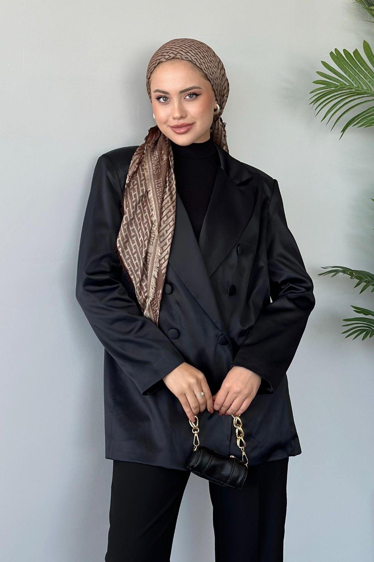 Vatkalı Blazer Ceket Siyah, Fiyatları 