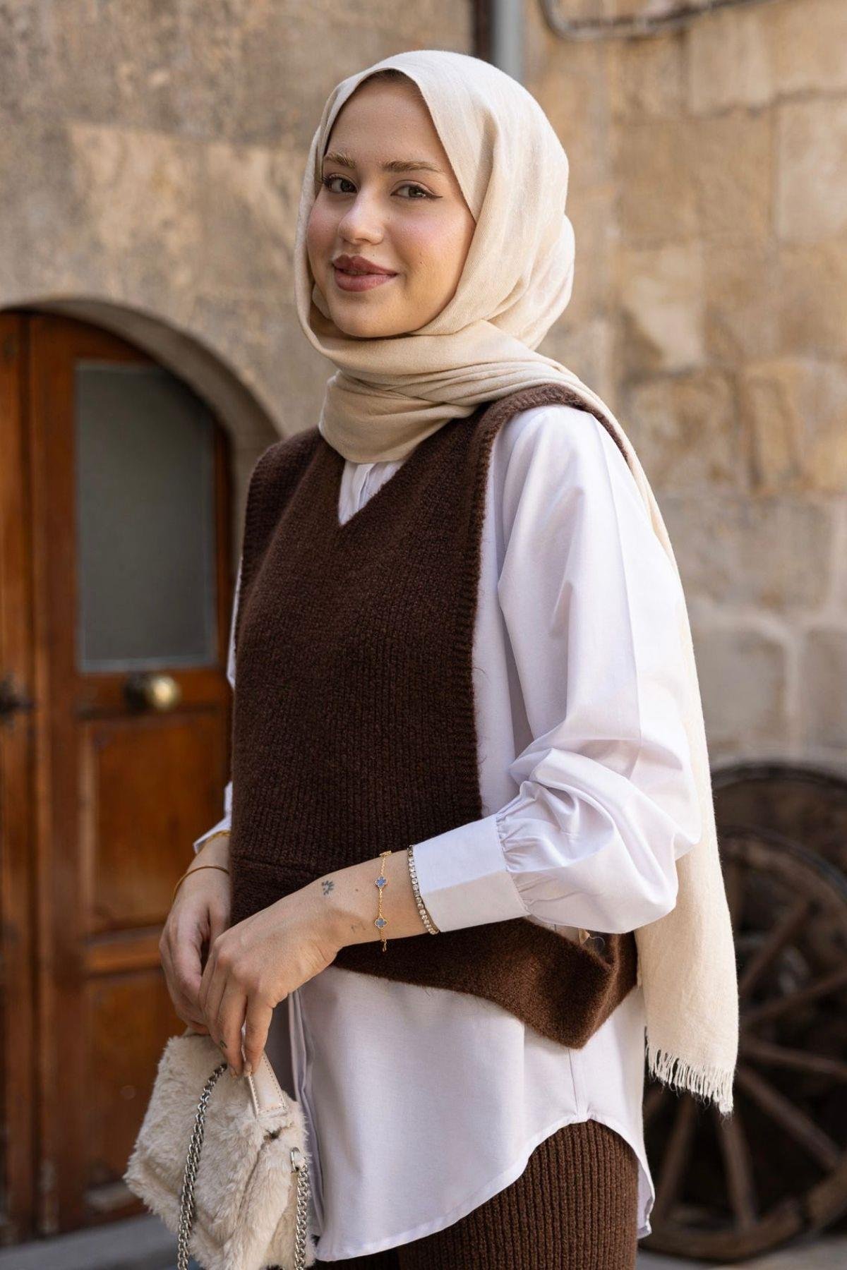 Venüs Üçlü Triko Takım Kahve, Fiyatları Venüs Üçlü Triko Takım Kahve- Haza Moda 