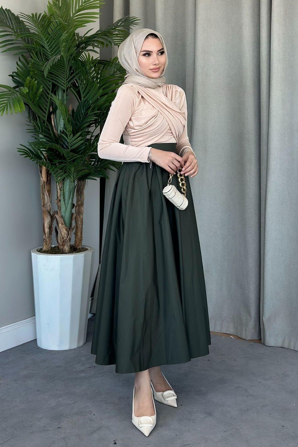 Verev Kapamalı Bluz Bej, Fiyatları 