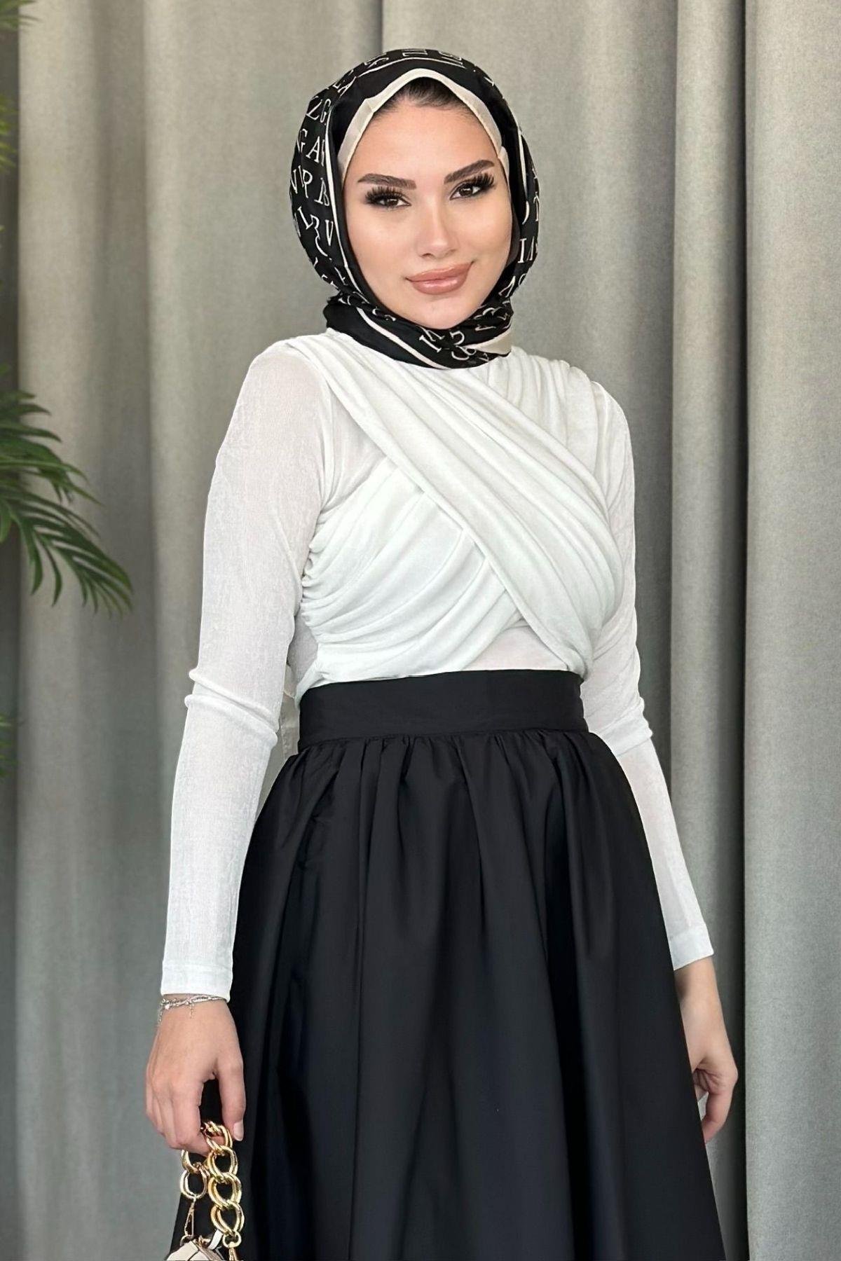 Verev Kapamalı Bluz Beyaz, Fiyatları 