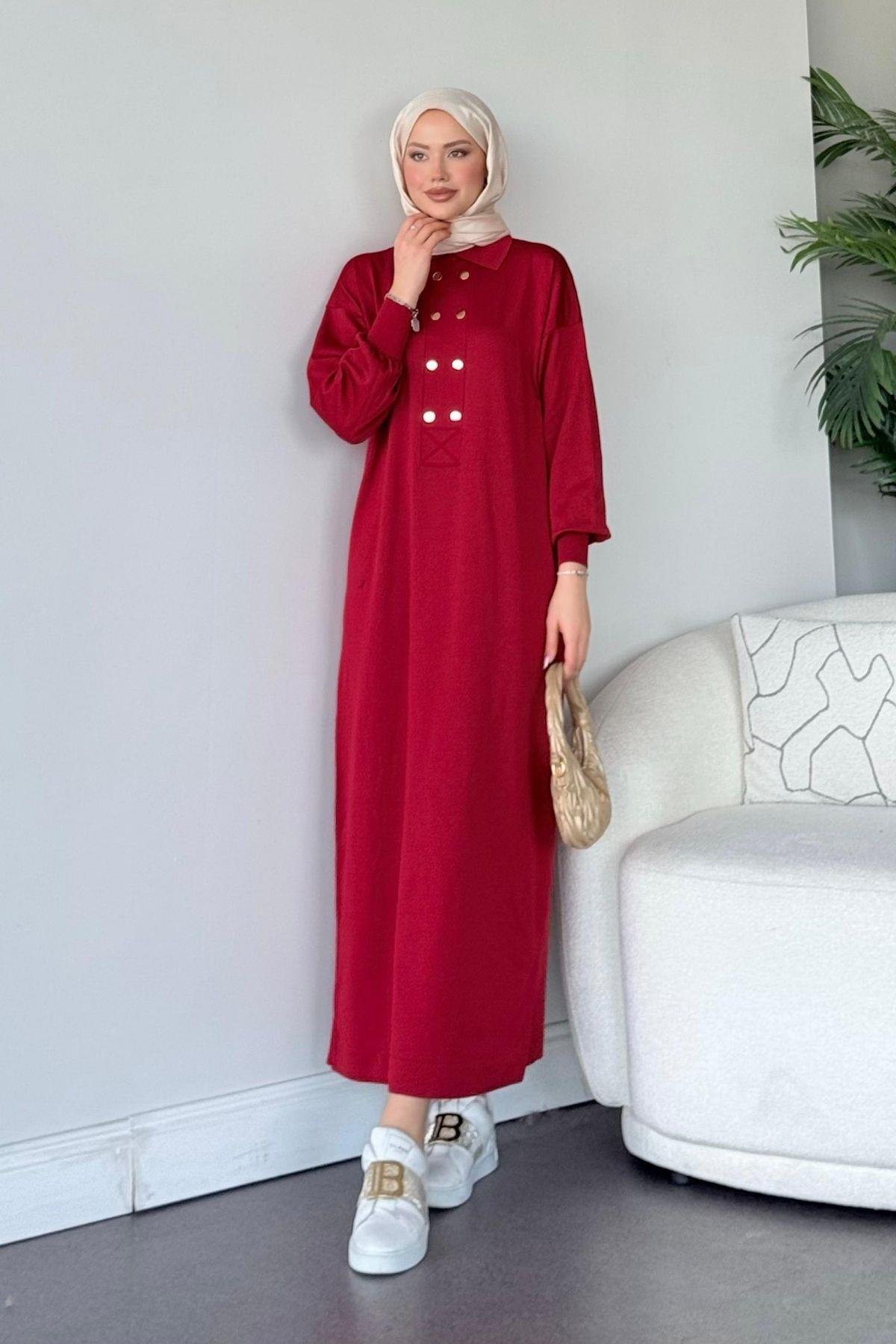 Versa Elbise Bordo, Fiyatları 