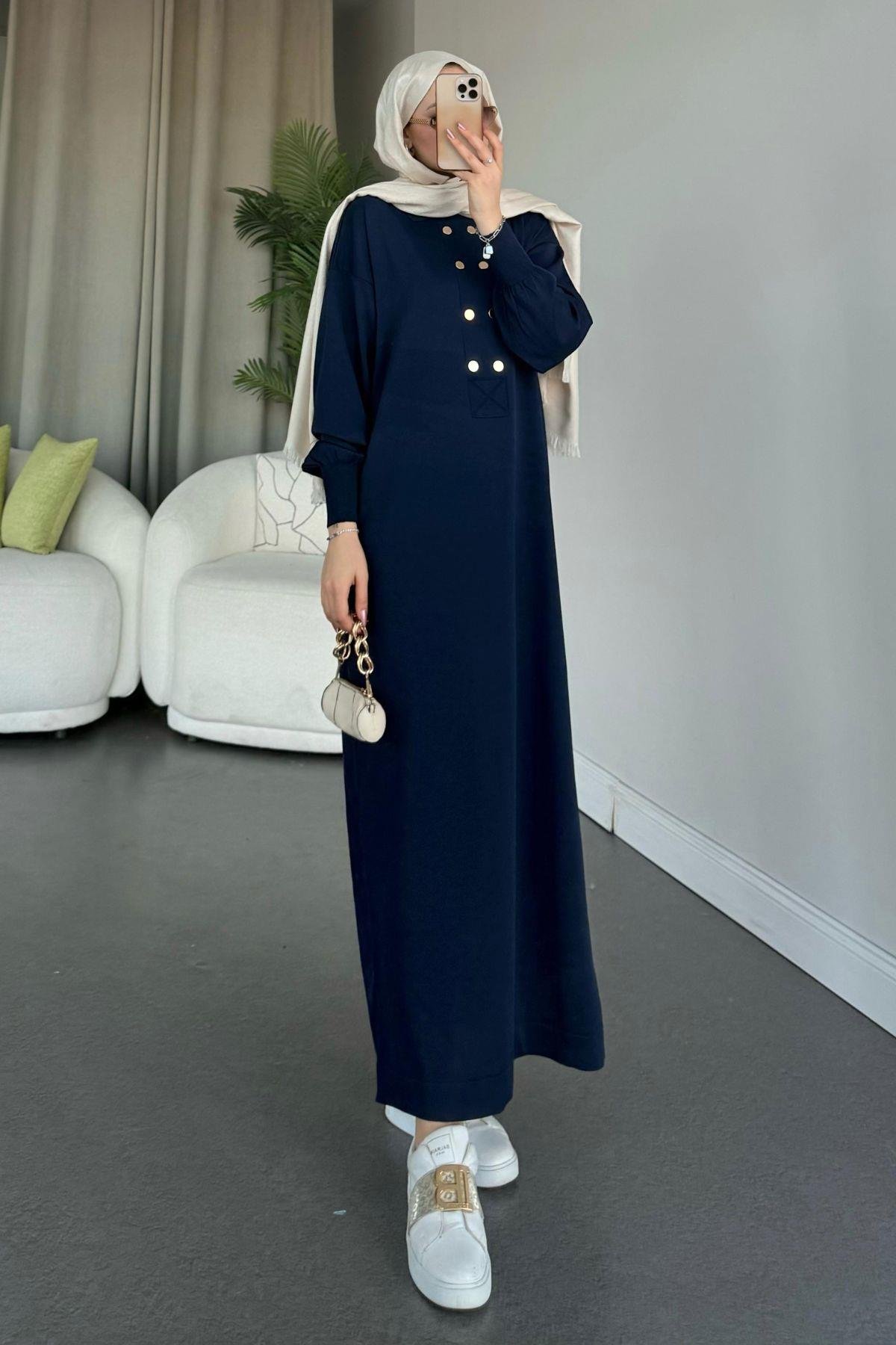 Versa Elbise Lacivert, Fiyatları 