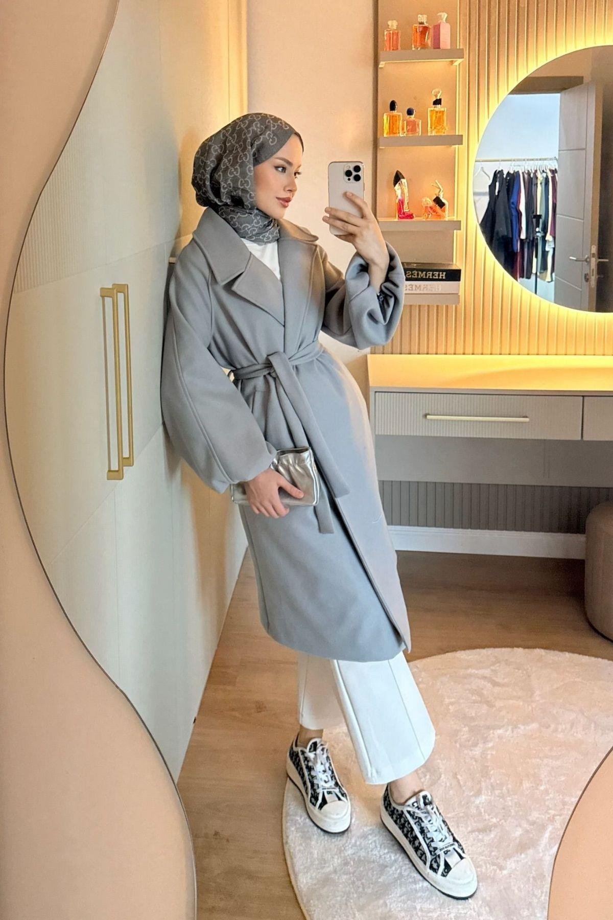 Victoria Balon Kol Kaban Gri, Fiyatları 